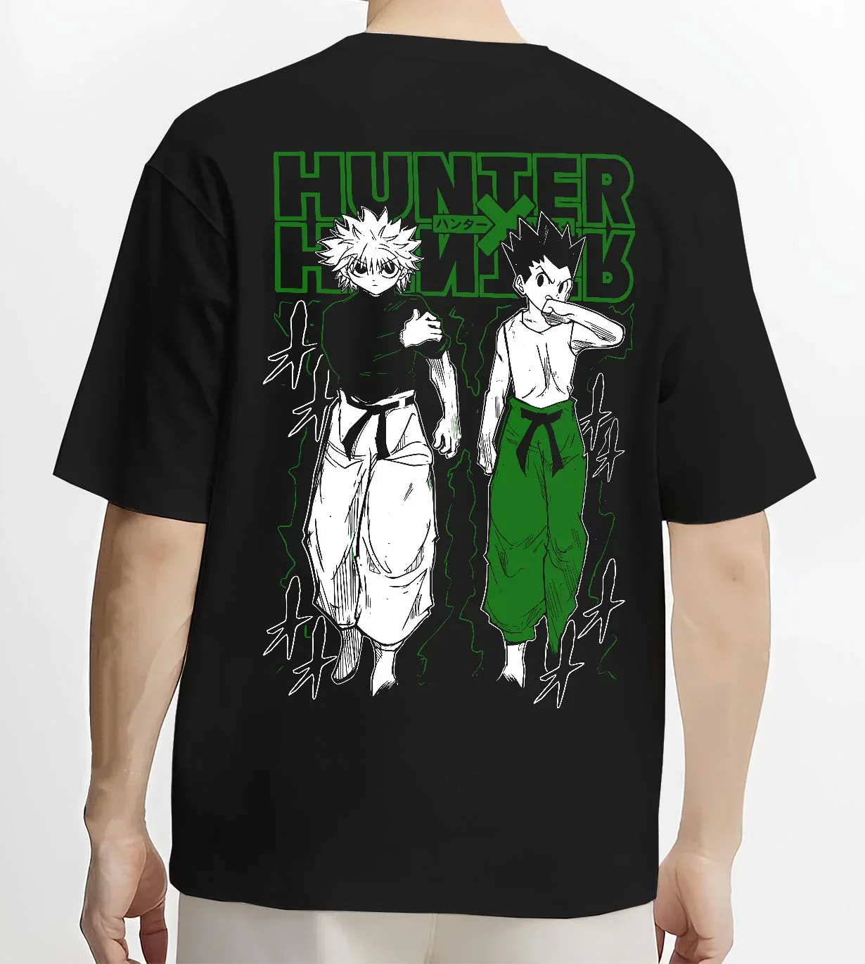 Hunter x Hunter Hoodie Gon Killua Logo Jumper - Image 4