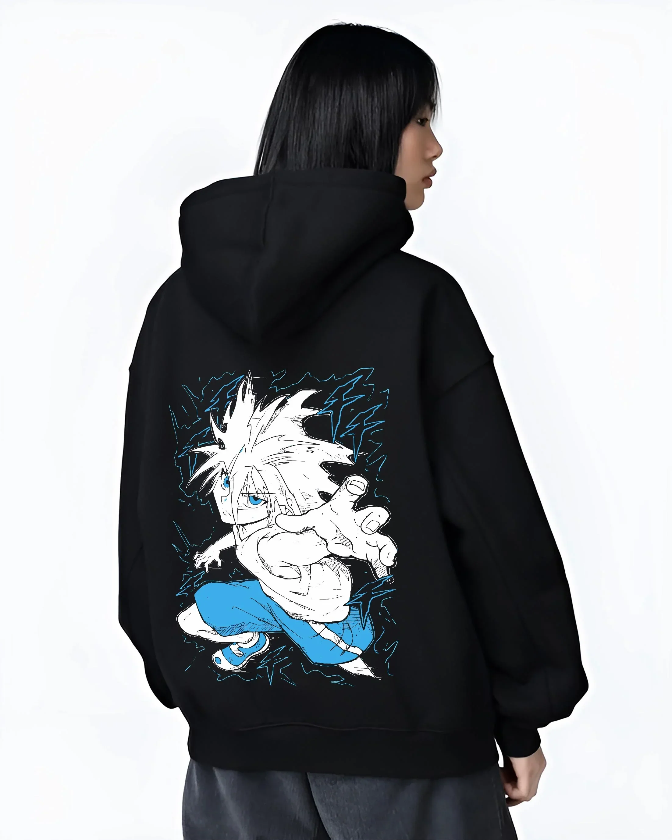 Hunter x Hunter Hoodie Killua Zoldyck Godspeed Jumper - Image 3