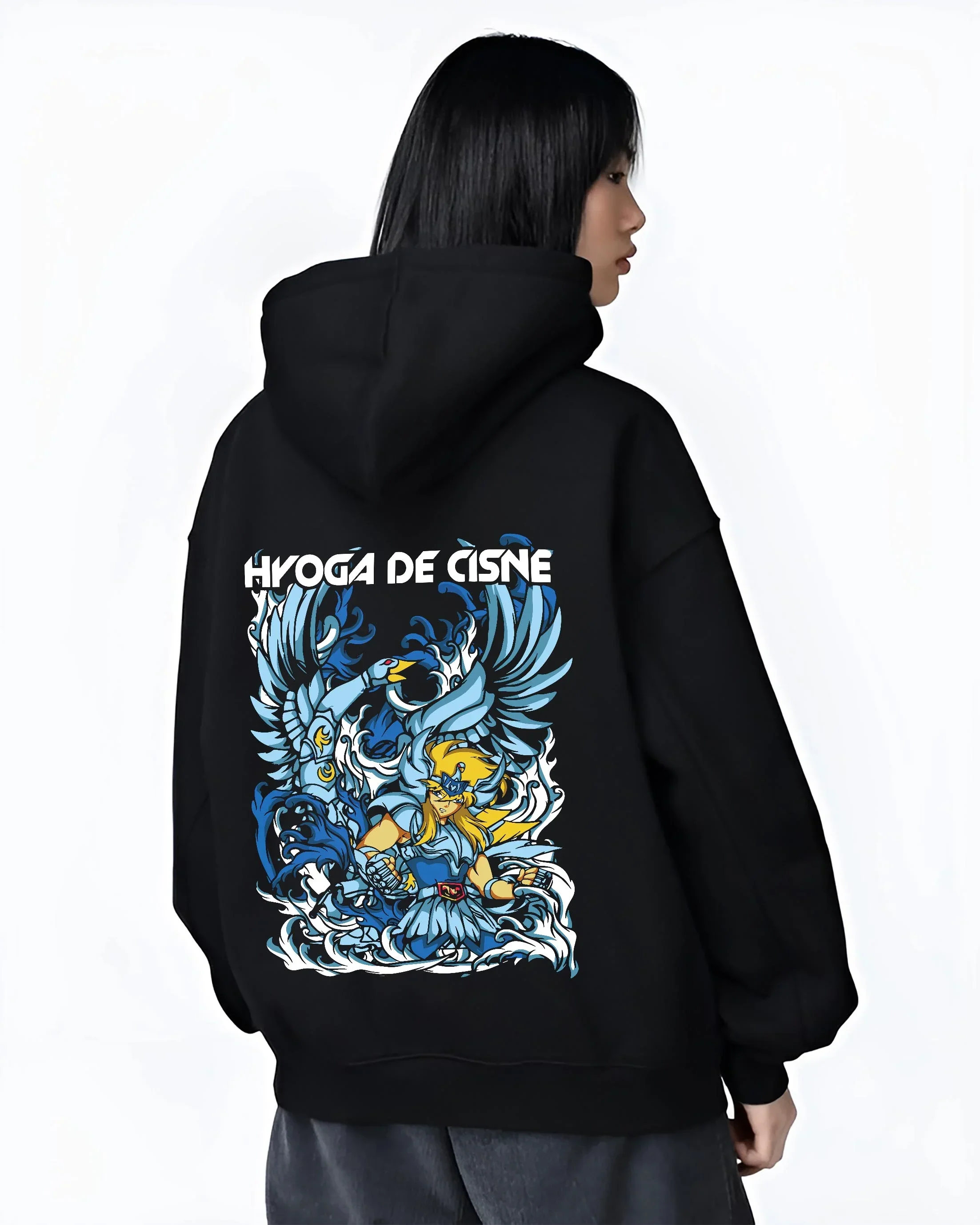 Hyoga Saint Seiya Hoodie Cygnus Ice Power Strike - Image 3