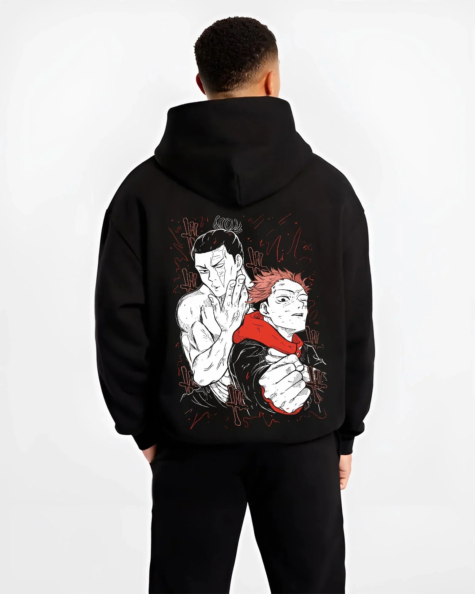 Ijichi Kiyotaka Jujutsu Kaisen Hoodie Sorcerer Assistant - Image 2