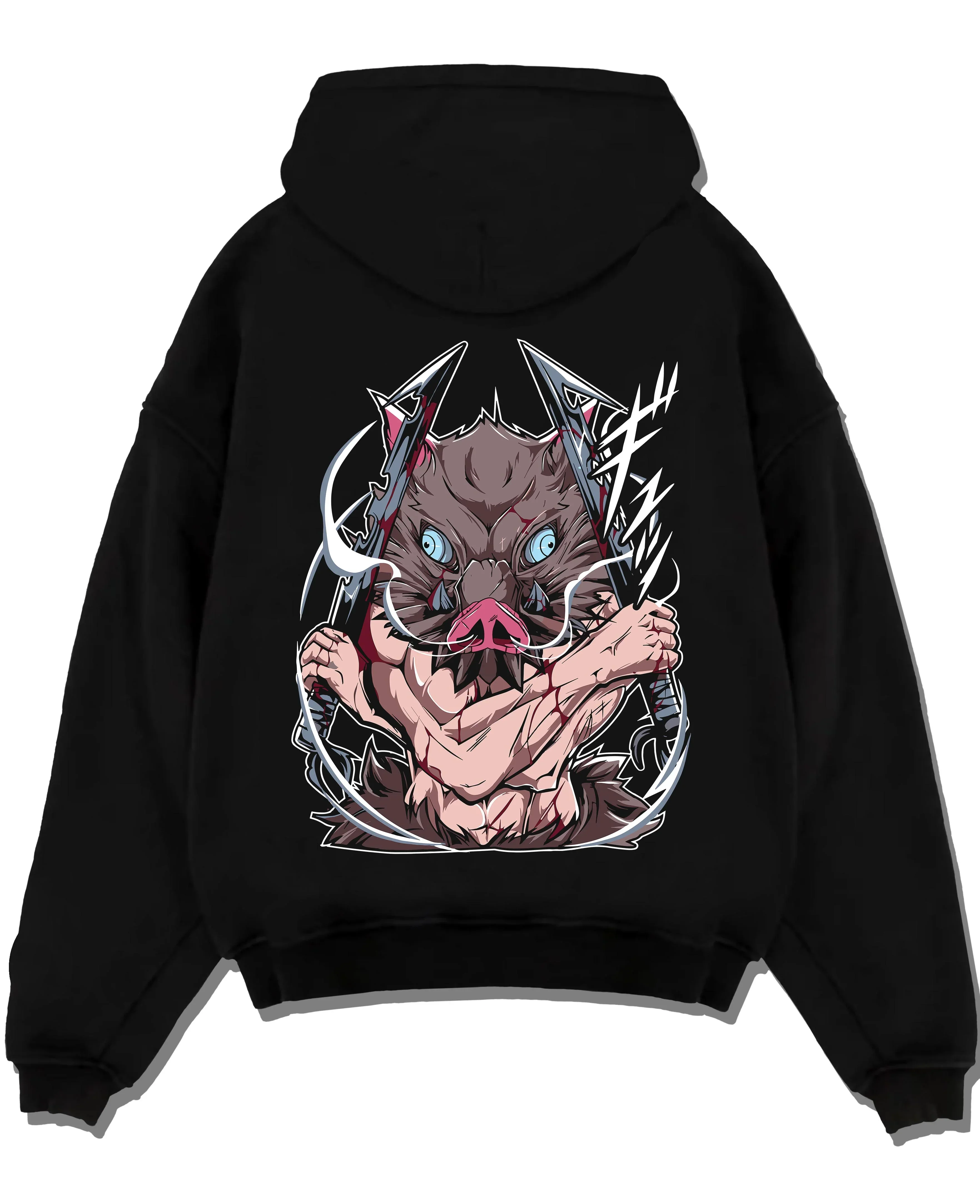 Inosuke Hashibira Kimetsu no Yaiba Hoodie Beast Form
