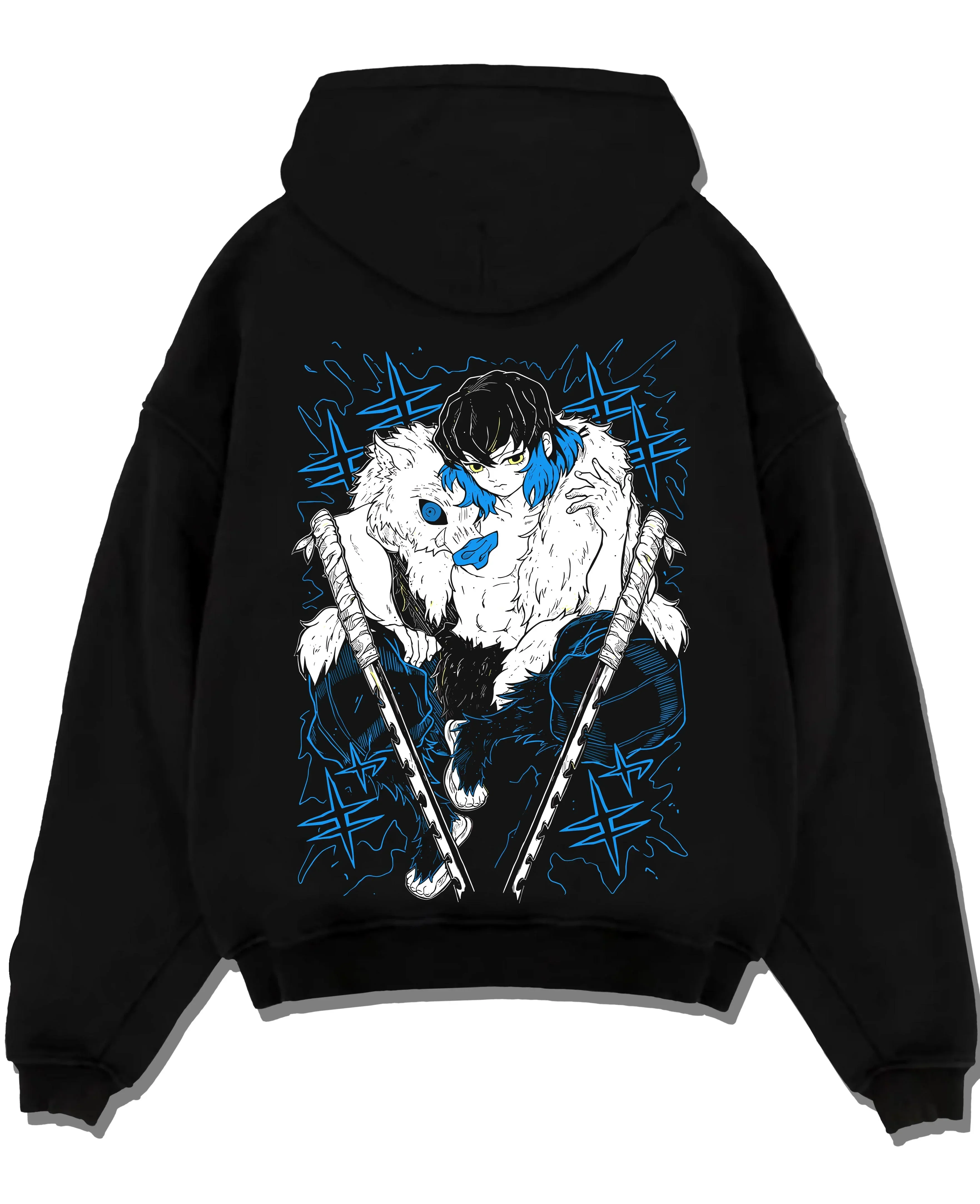 Inosuke Hashibira Kimetsu no Yaiba Hoodie Dynamic Style