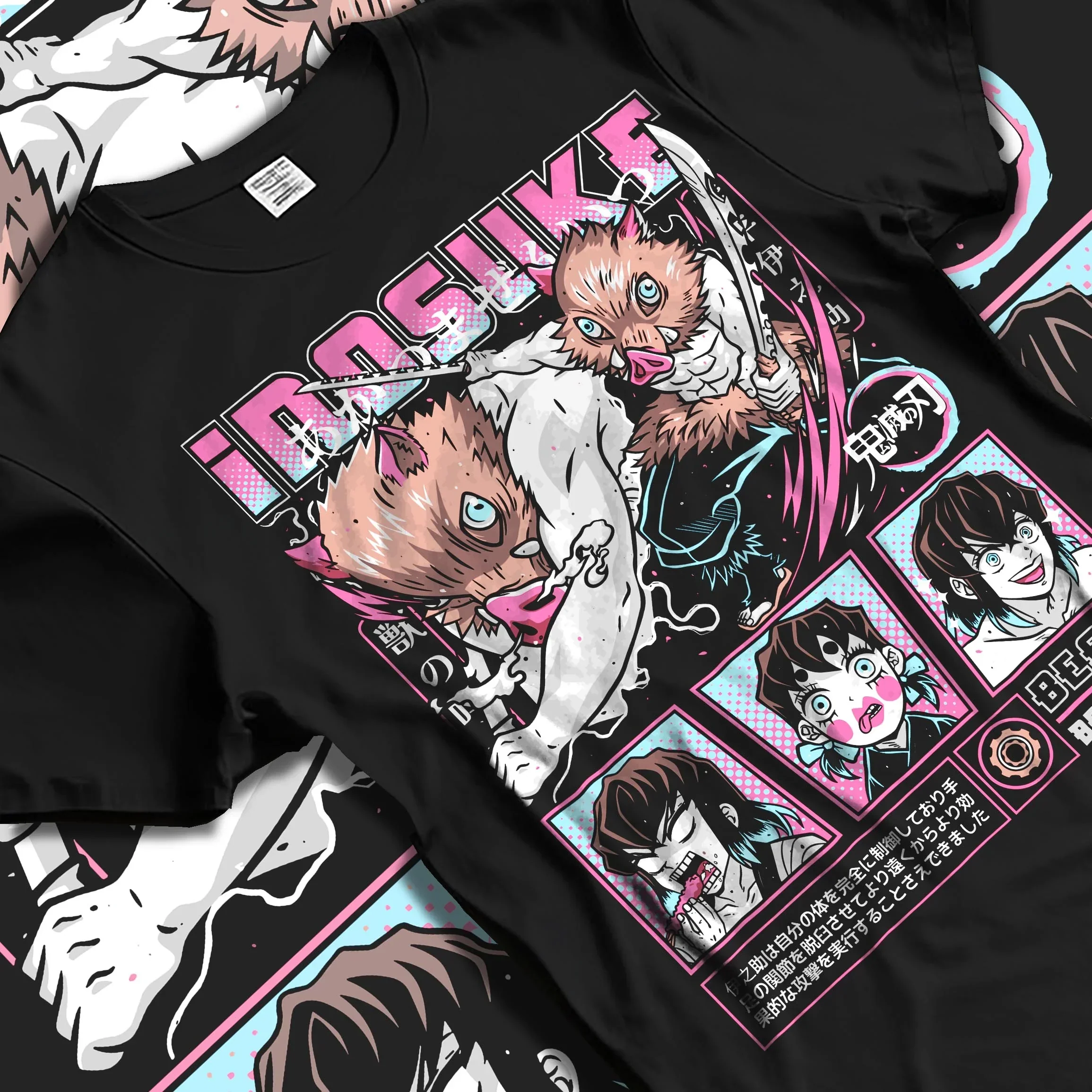 Inosuke Hashibira Kimetsu no Yaiba Hoodie Epic Battle - Image 5
