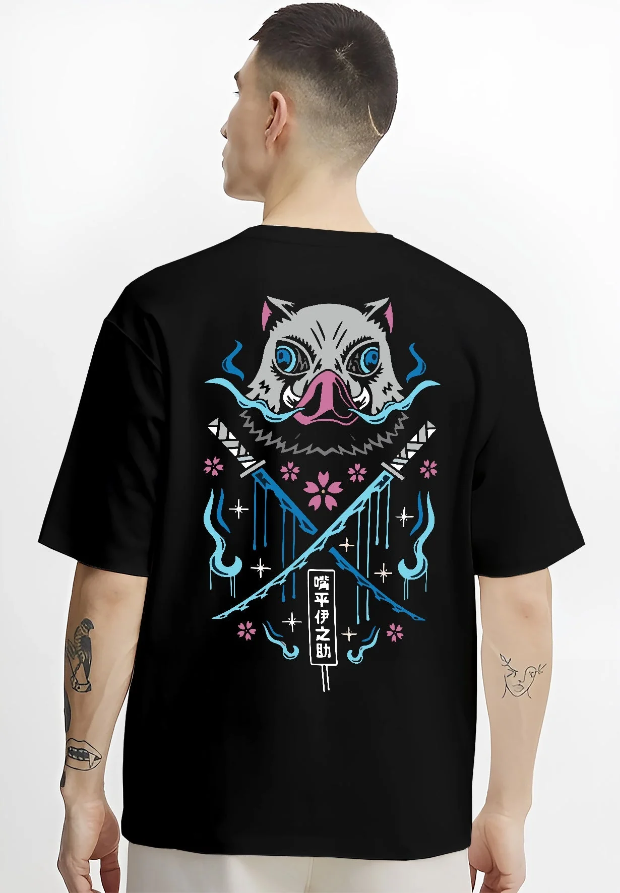 Inosuke Hashibira Demon Slayer Kimetsu no Yaiba Hoodie - Image 4