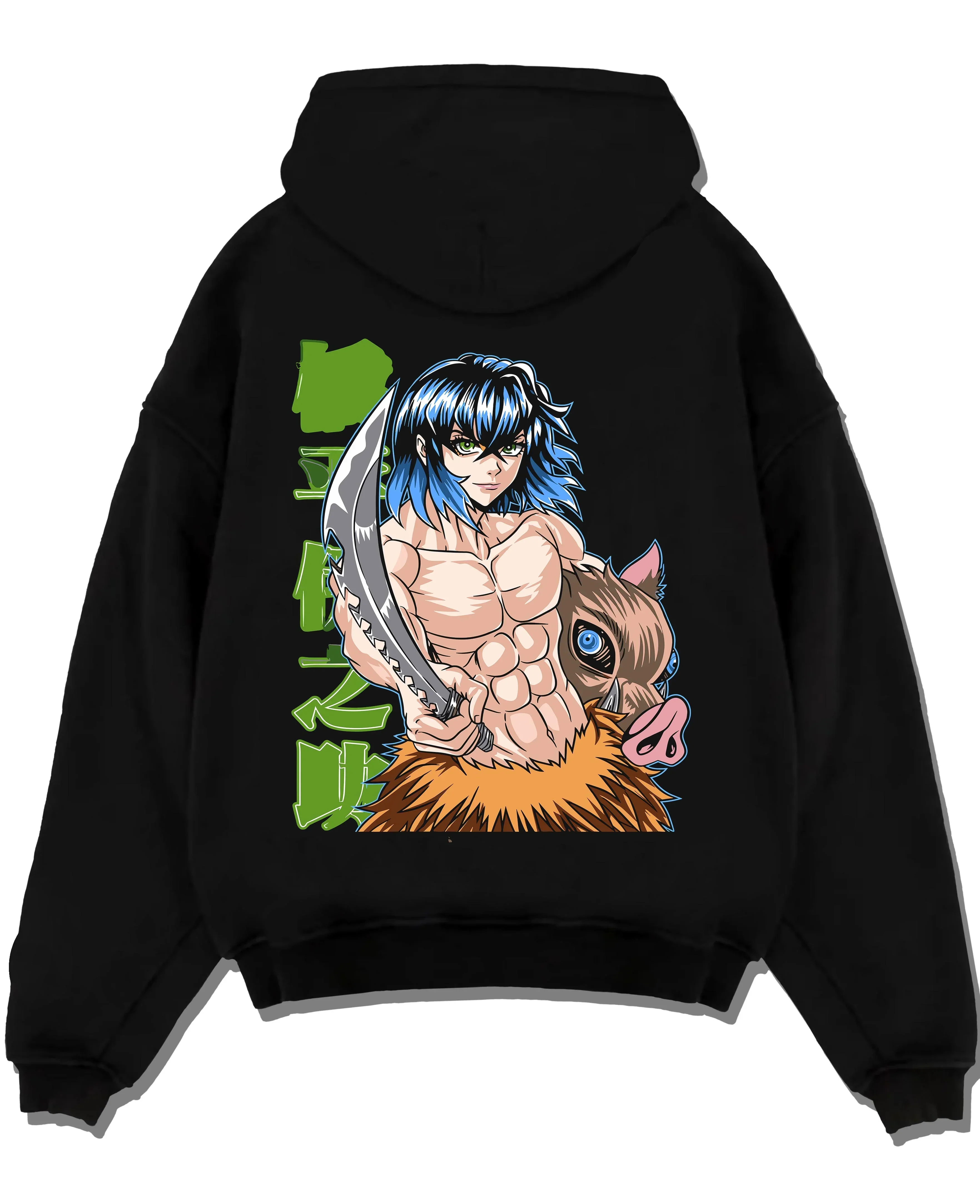 Inosuke Hashibira Kimetsu no Yaiba Hoodie Strong Style