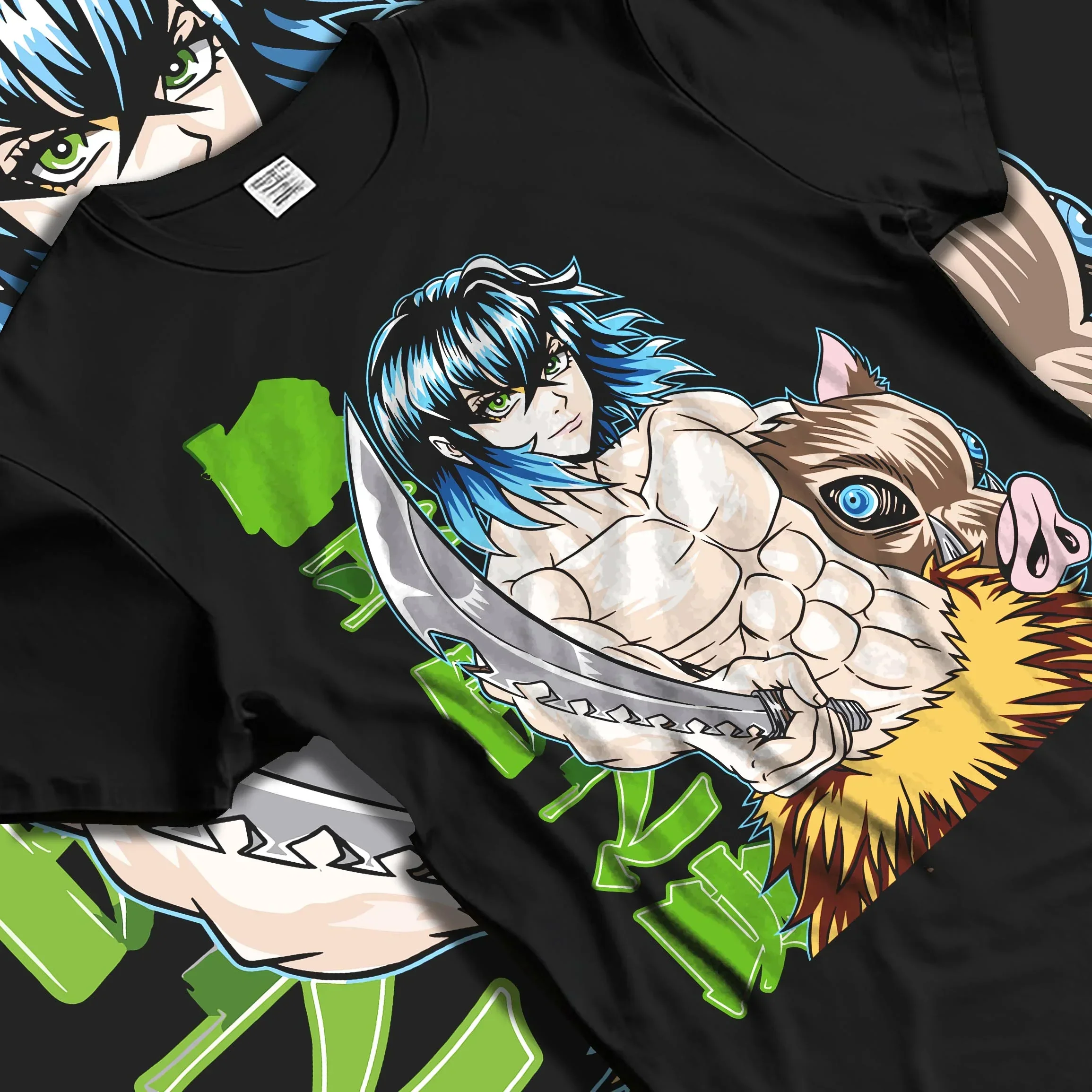 Inosuke Hashibira Kimetsu no Yaiba Hoodie Strong Style - Image 5