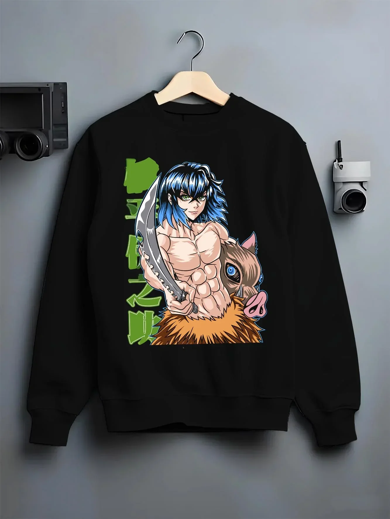 Inosuke Hashibira Kimetsu no Yaiba Hoodie Strong Style - Image 6