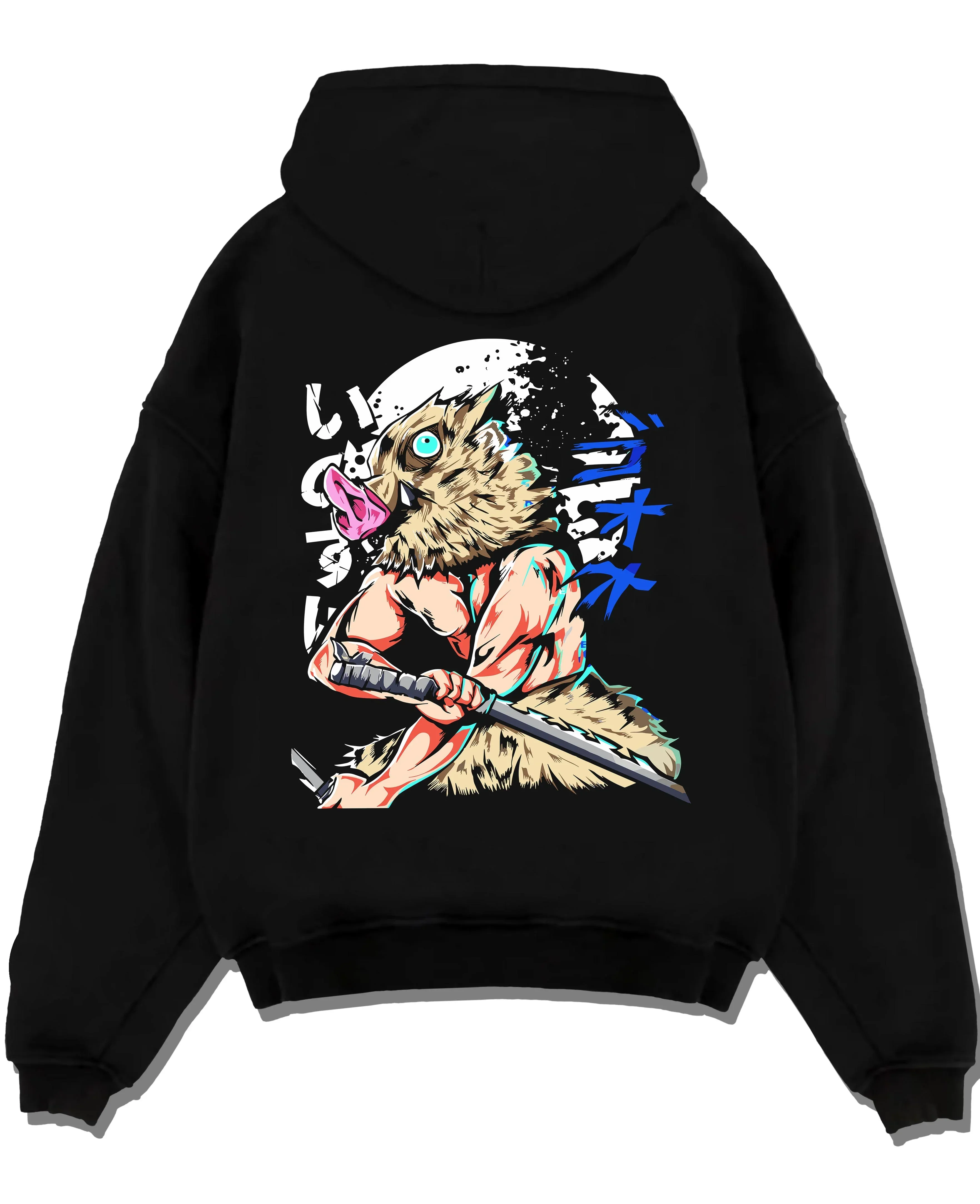 Inosuke Hashibira Demon Slayer Hoodie Twin Blades