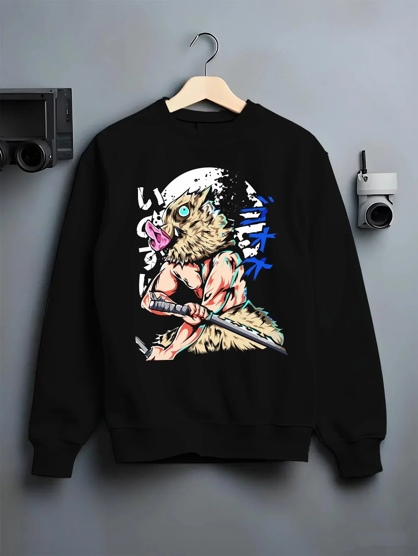 Inosuke Hashibira Demon Slayer Hoodie Twin Blades - Image 6