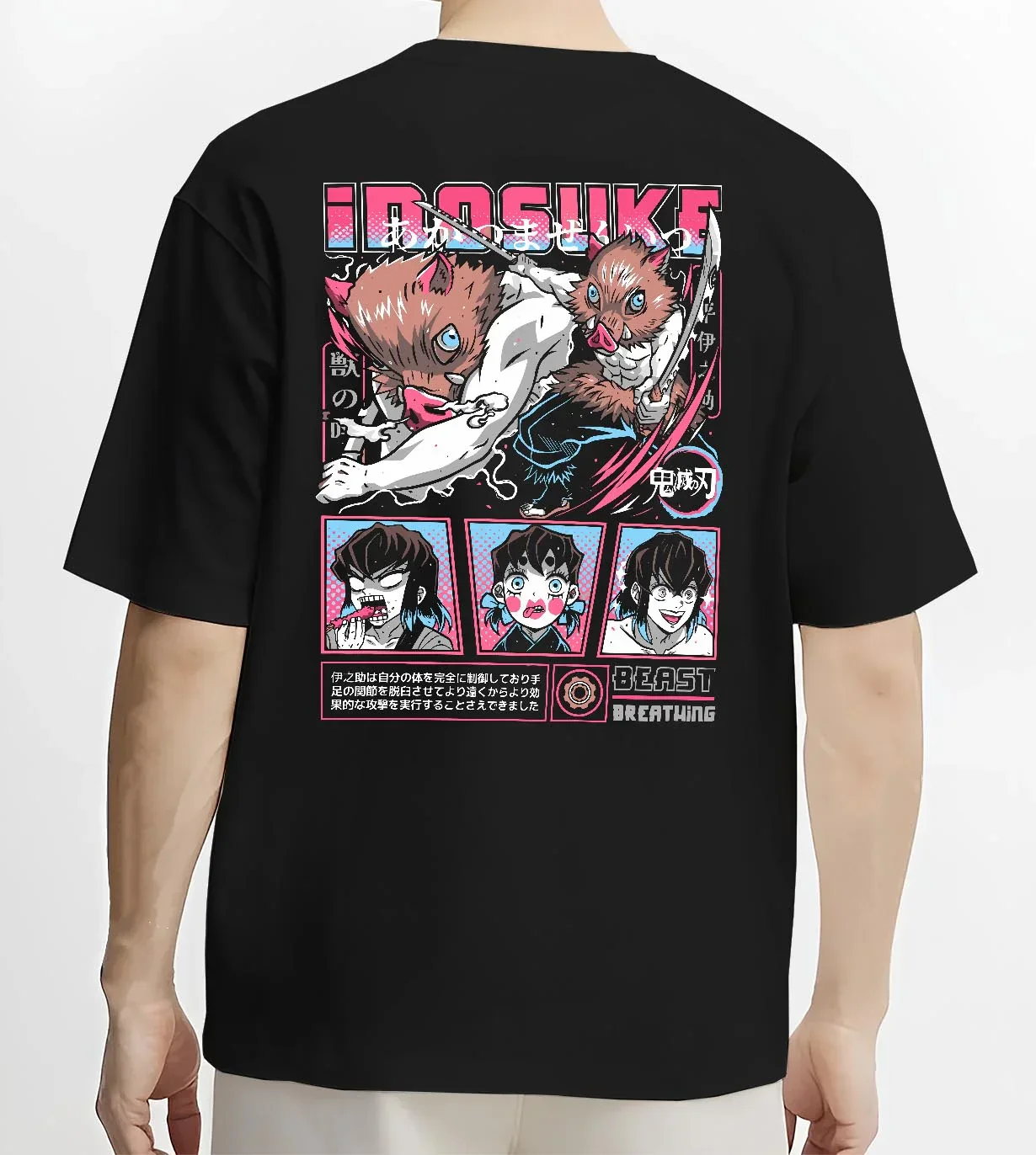 Inosuke Hashibira Demon Slayer Hoodie Wild Fighter - Image 4