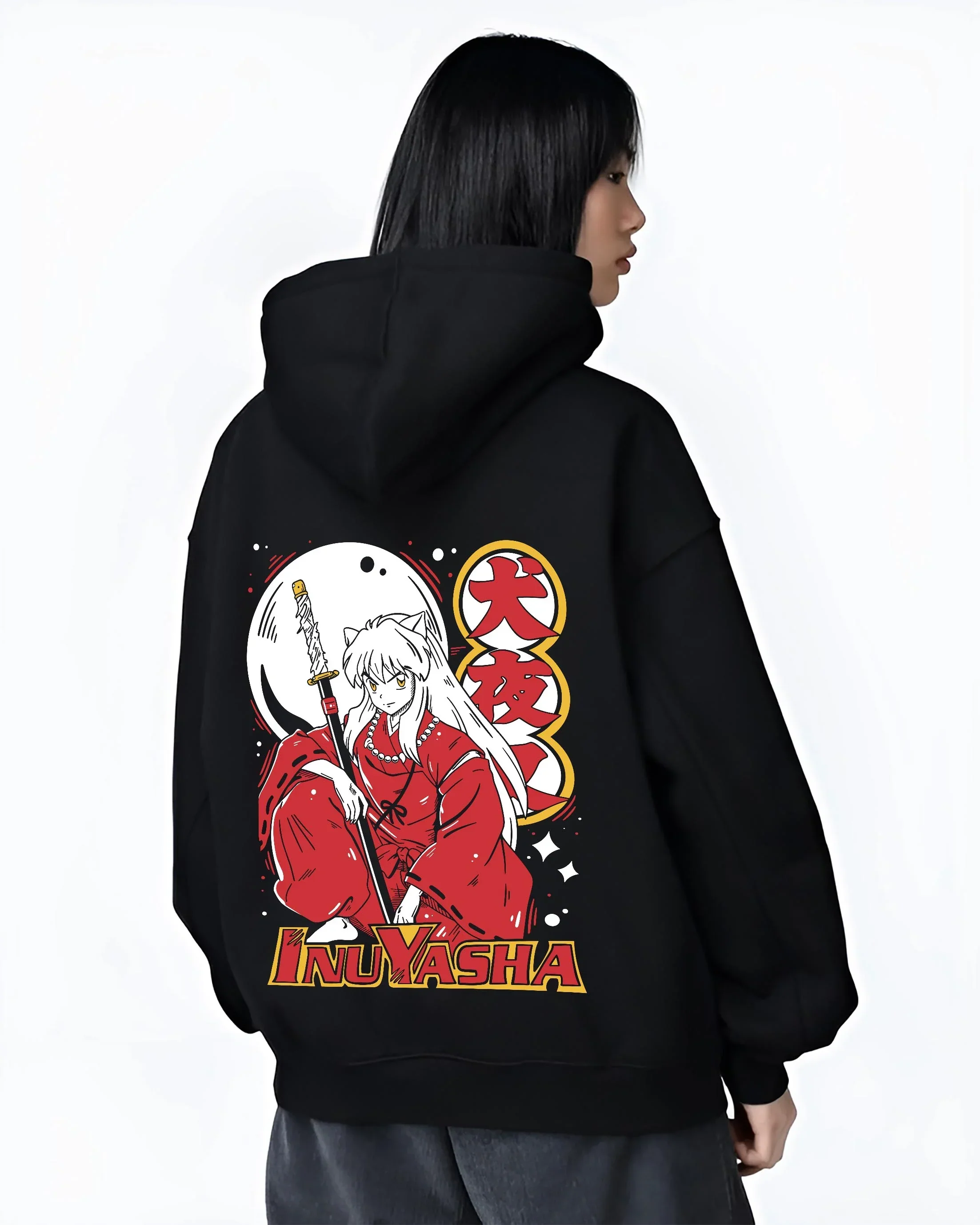 Inuyasha Hoodie Inuyasha Half Demon Power Jumper - Image 3