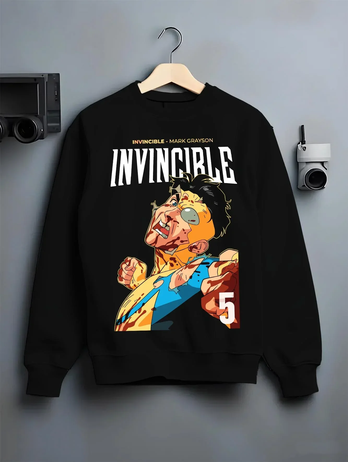 Invincible Hoodie Mark Grayson Battle Damage Jumper - Image 6