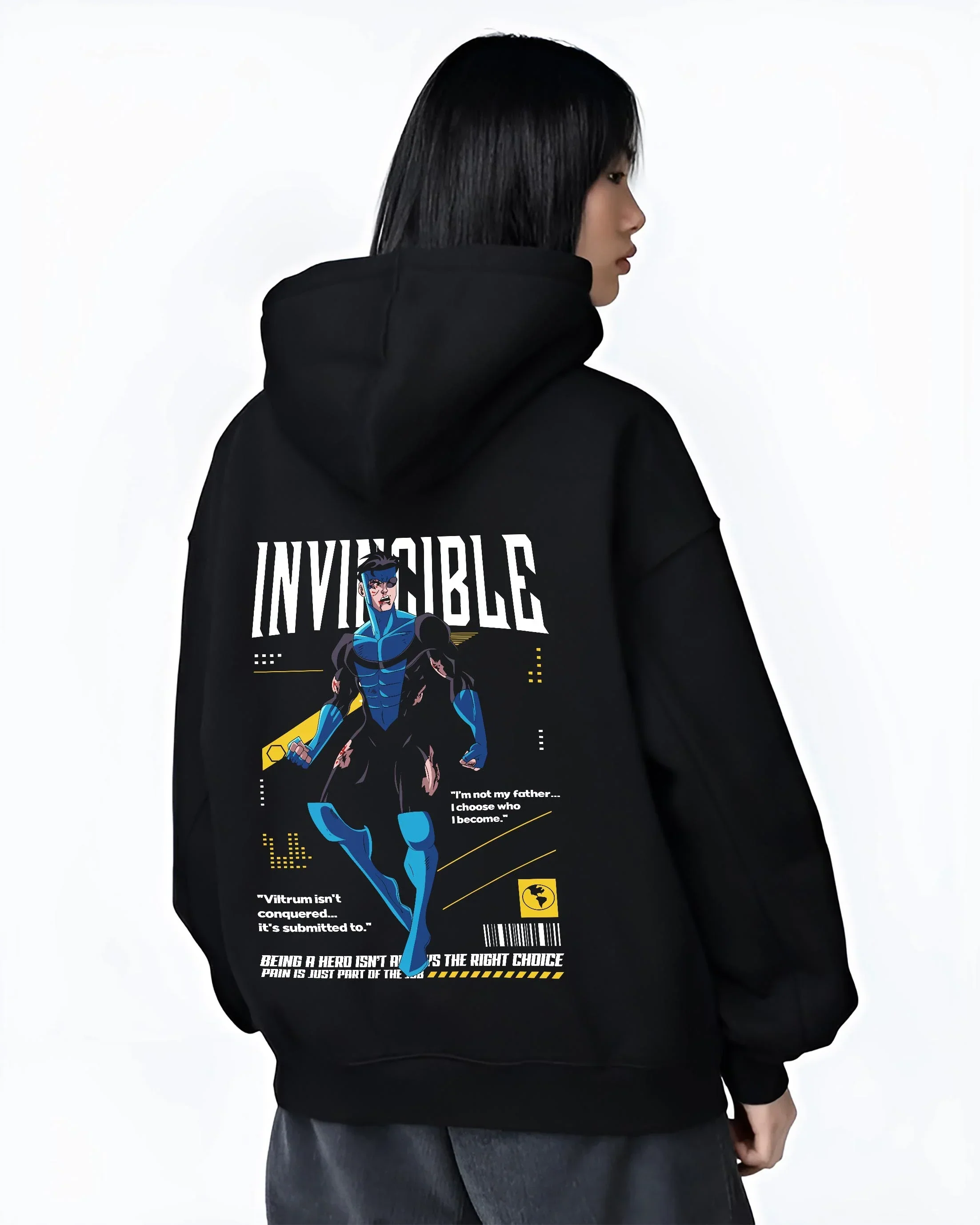 Invincible Hoodie Omni Man Mark Grayson Superhero - Image 3