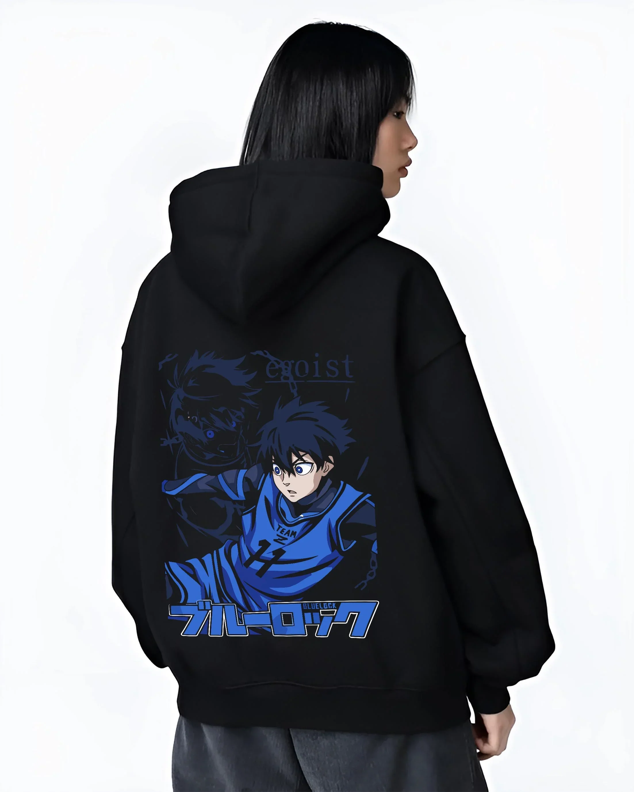 Isagi Yoichi Blue Lock Hoodie Power Shot Energy - Image 3
