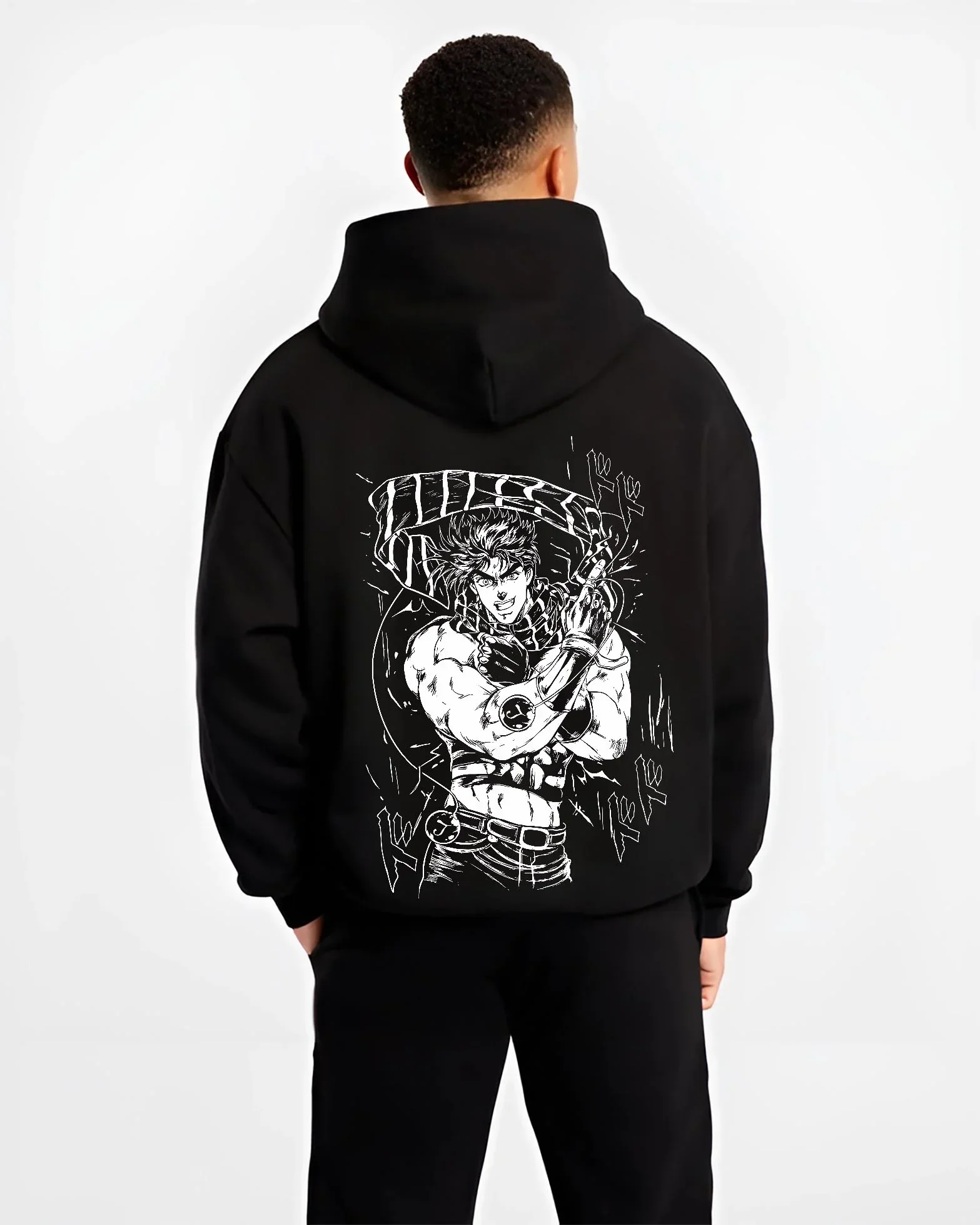 JoJo’s Bizarre Adventure Hoodie Jonathan Joestar Jumper - Image 2