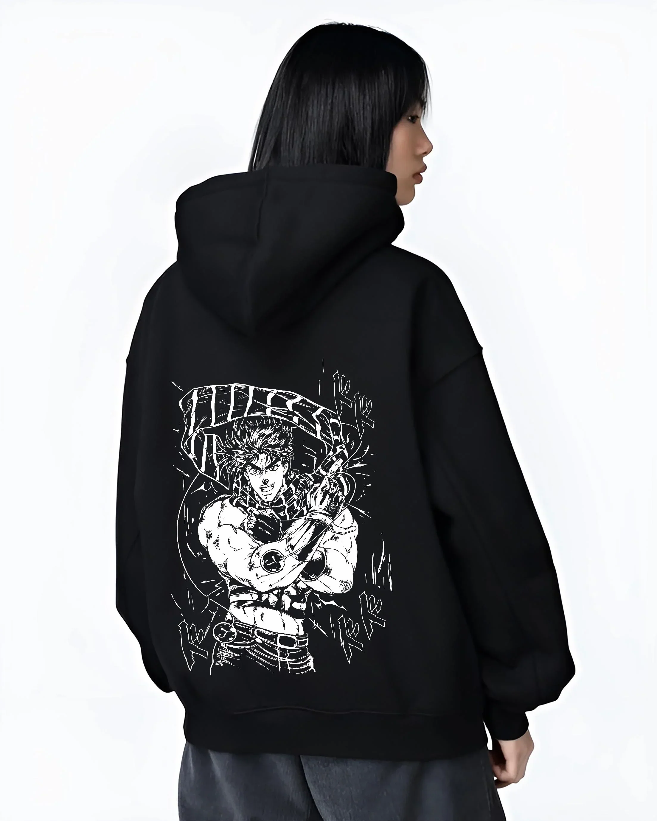 JoJo’s Bizarre Adventure Hoodie Jonathan Joestar Jumper - Image 3