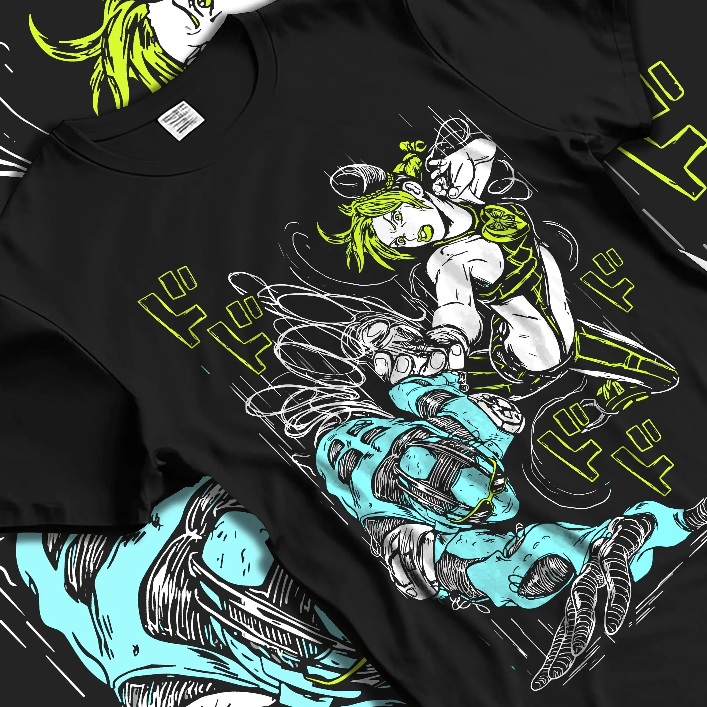 Jolyne Cujoh Hoodie JoJo’s Bizarre Adventure Anime Pose - Image 5