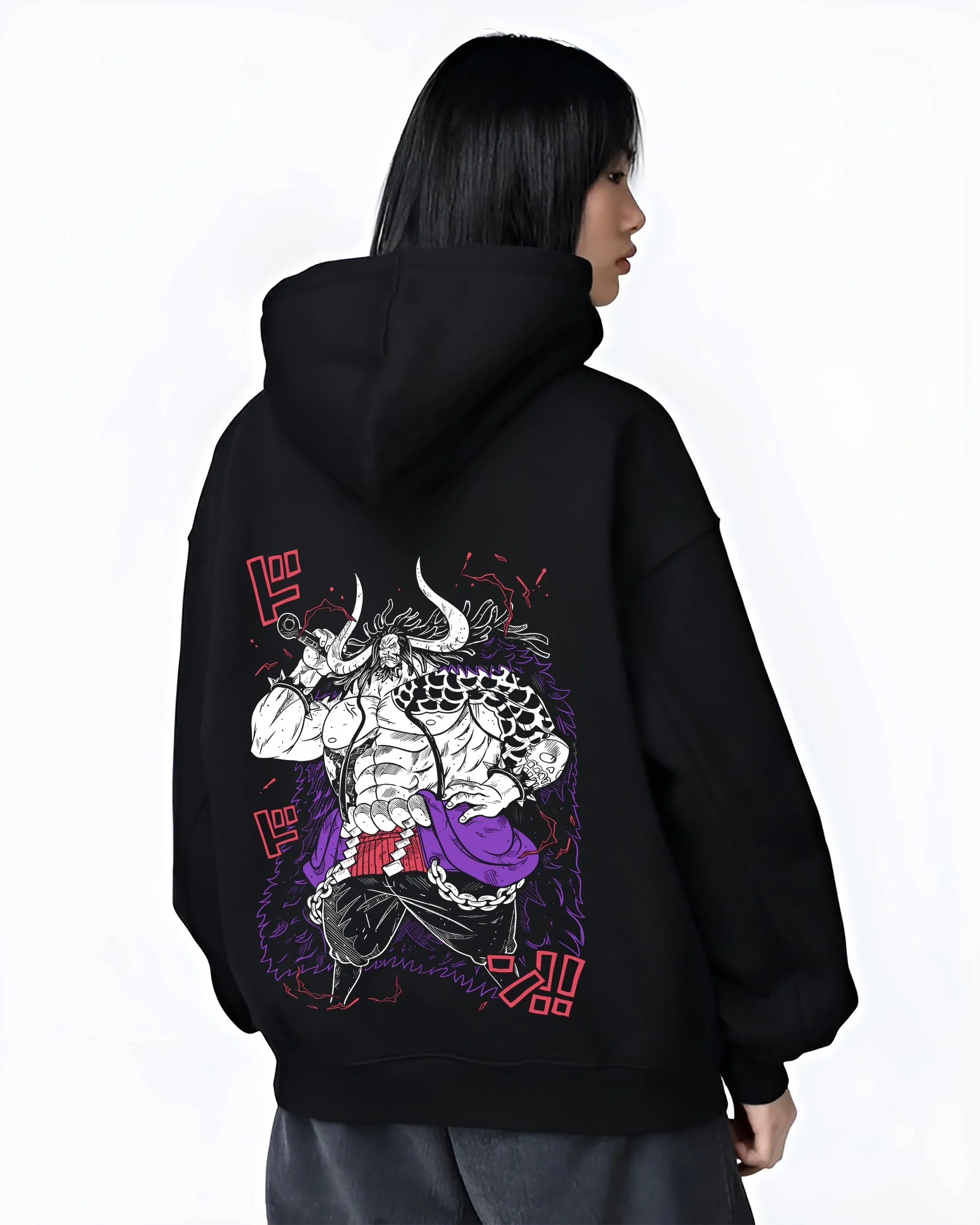 Kaido Hoodie One Piece Dragon Pirate Beast King - Image 3