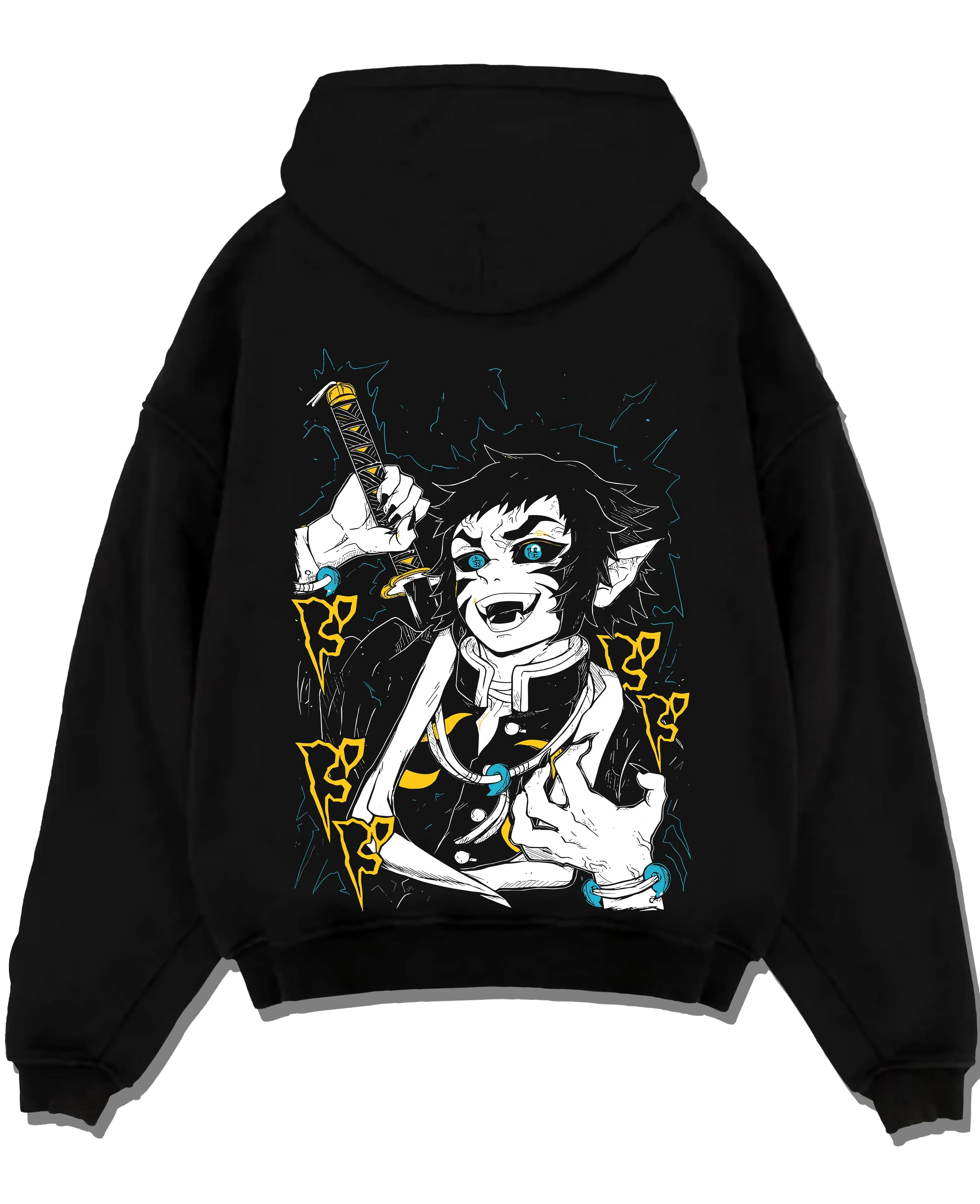 Kaigaku Hoodie Demon Slayer Upper Moon Swordsman
