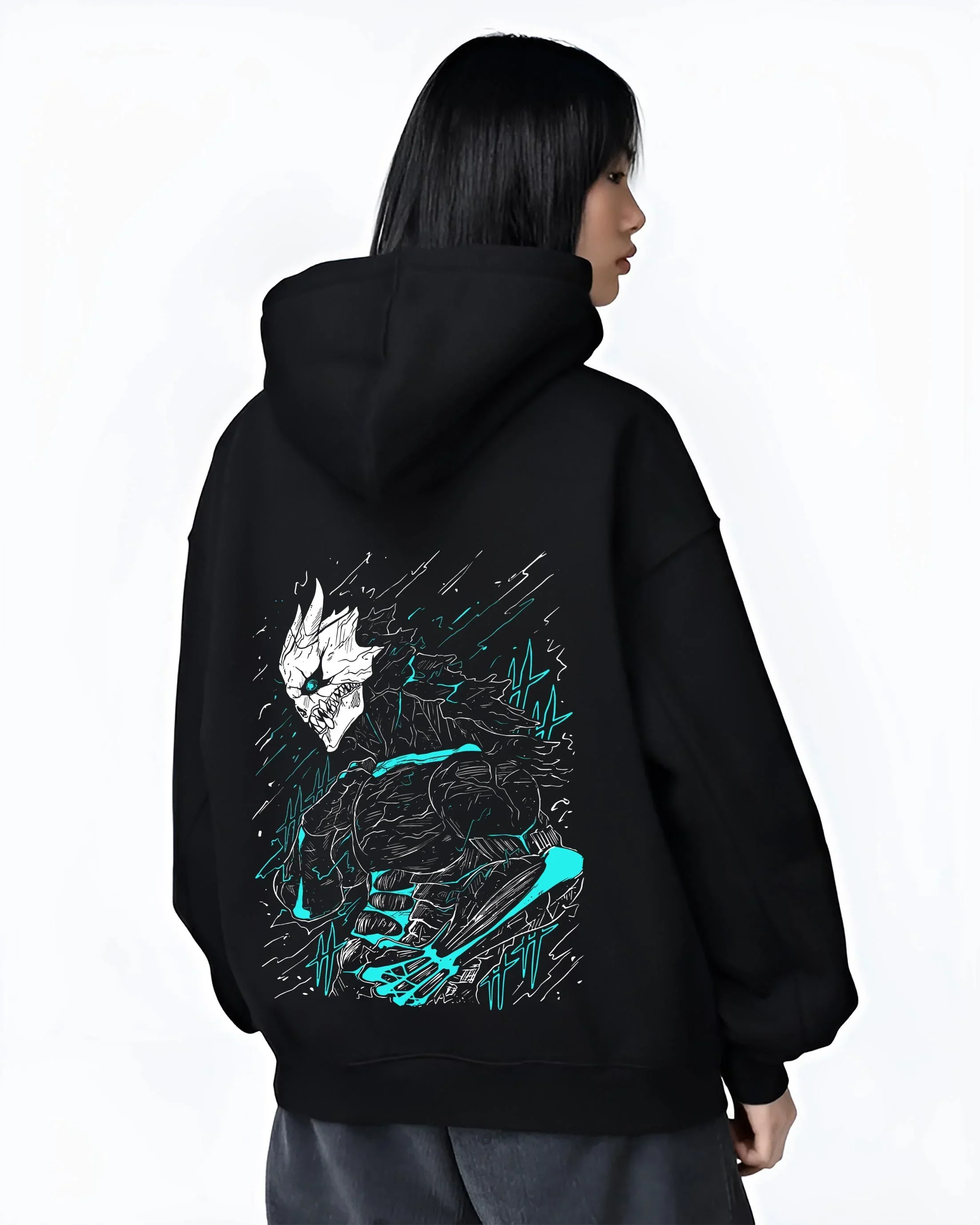 Kaiju No. 8 Hoodie Kafka Hibino Monster Transformation - Image 3