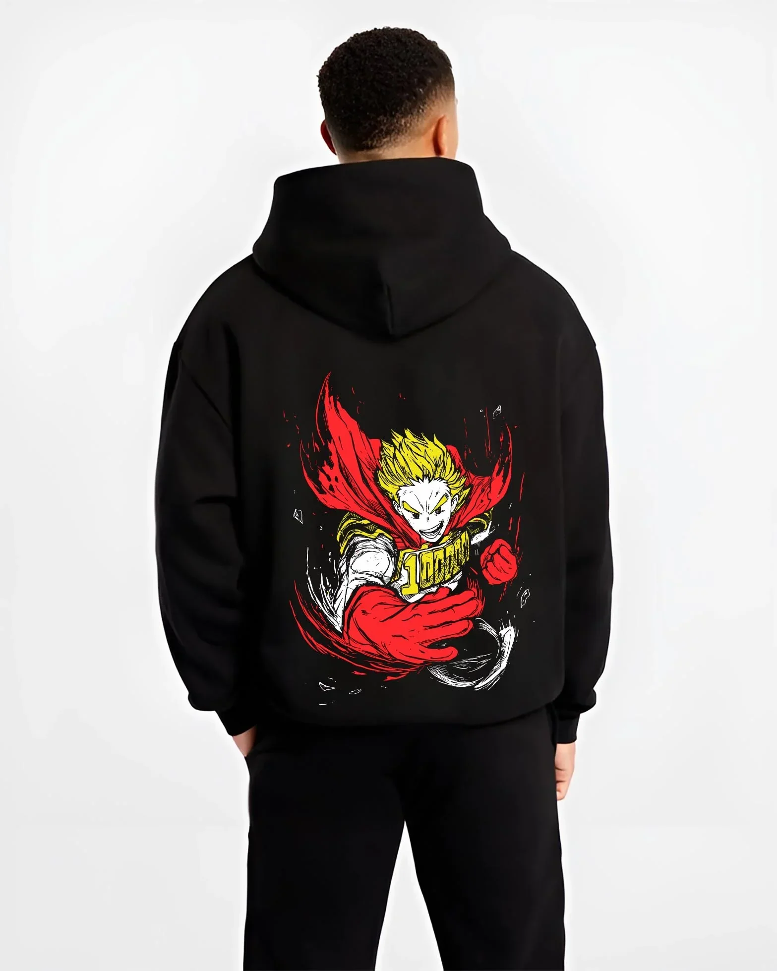 Kaiju No. 8 Monstrous Power Surge Hoodie Pose - Image 2