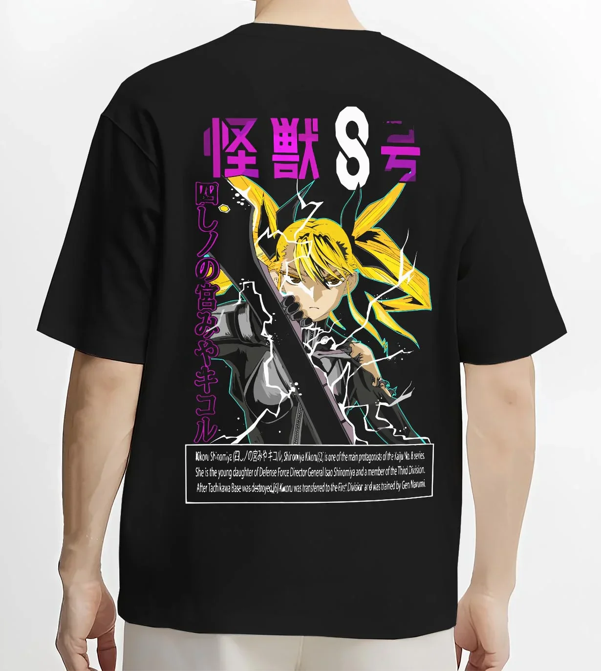 Kaiju No. 8 Hoodie Shin Monster Defence Jumper - Image 4