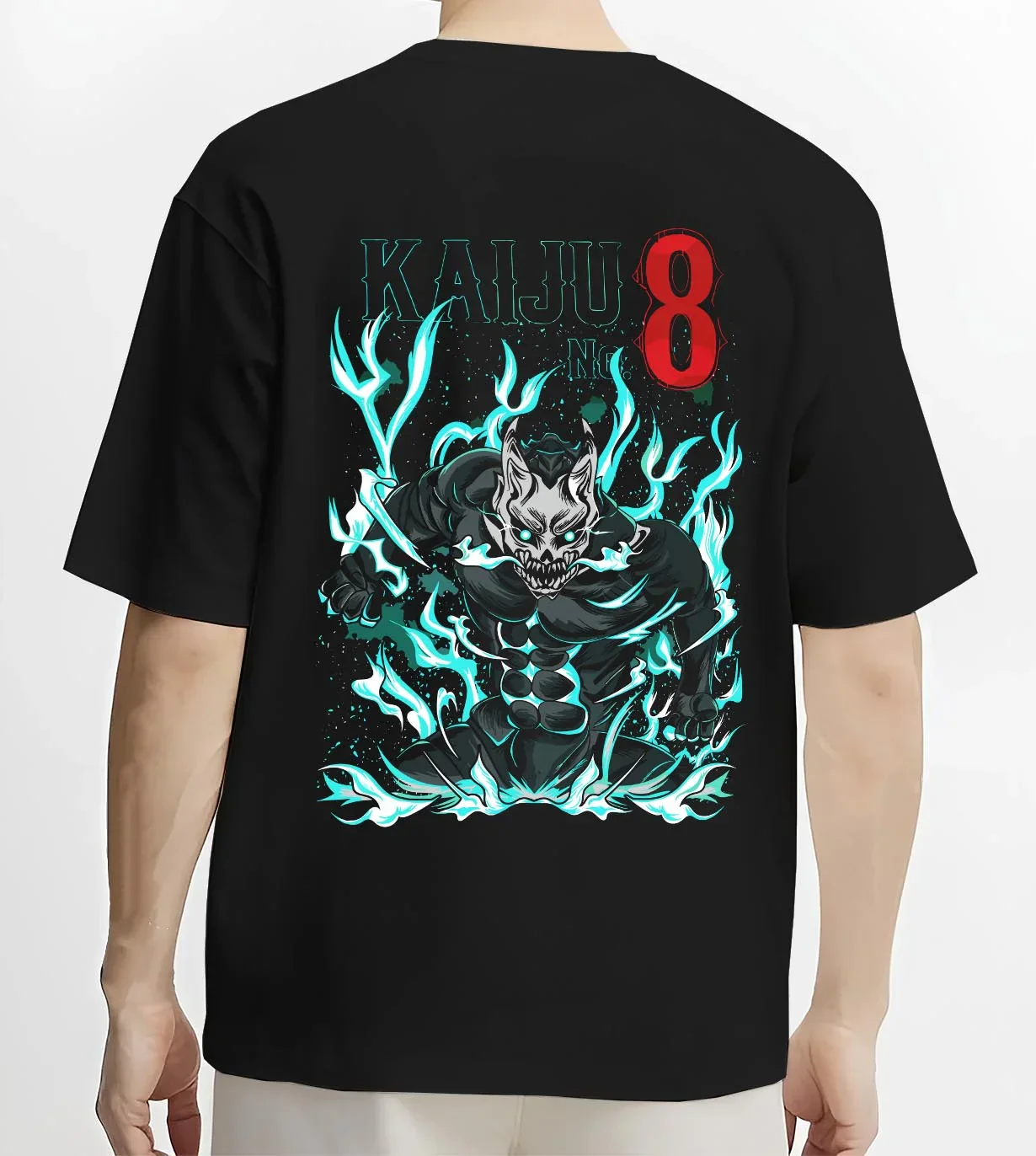 Kaiju No. 8 Hoodie Fiery Transformation Epic Battle Pose - Image 4