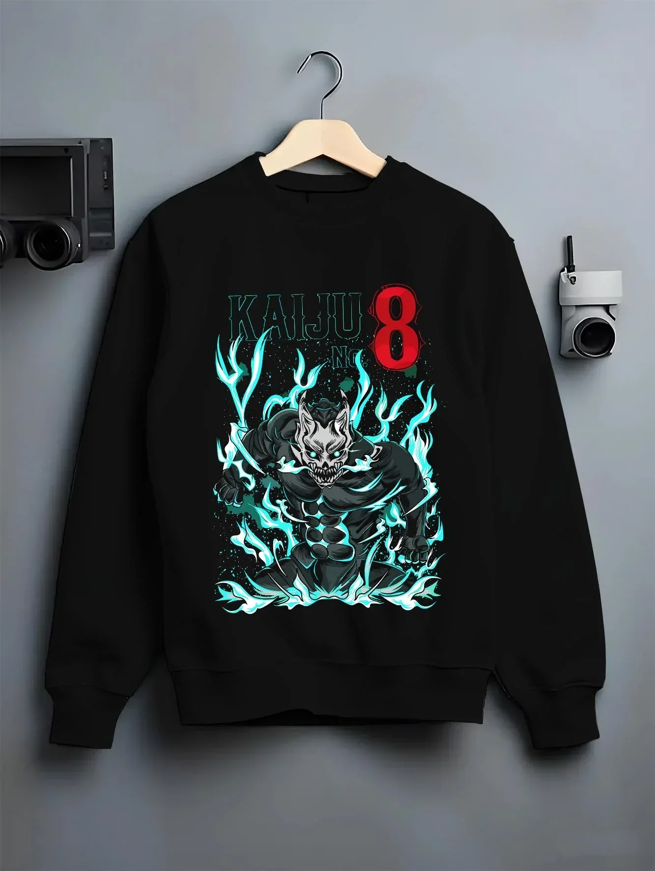 Kaiju No. 8 Hoodie Fiery Transformation Epic Battle Pose - Image 6