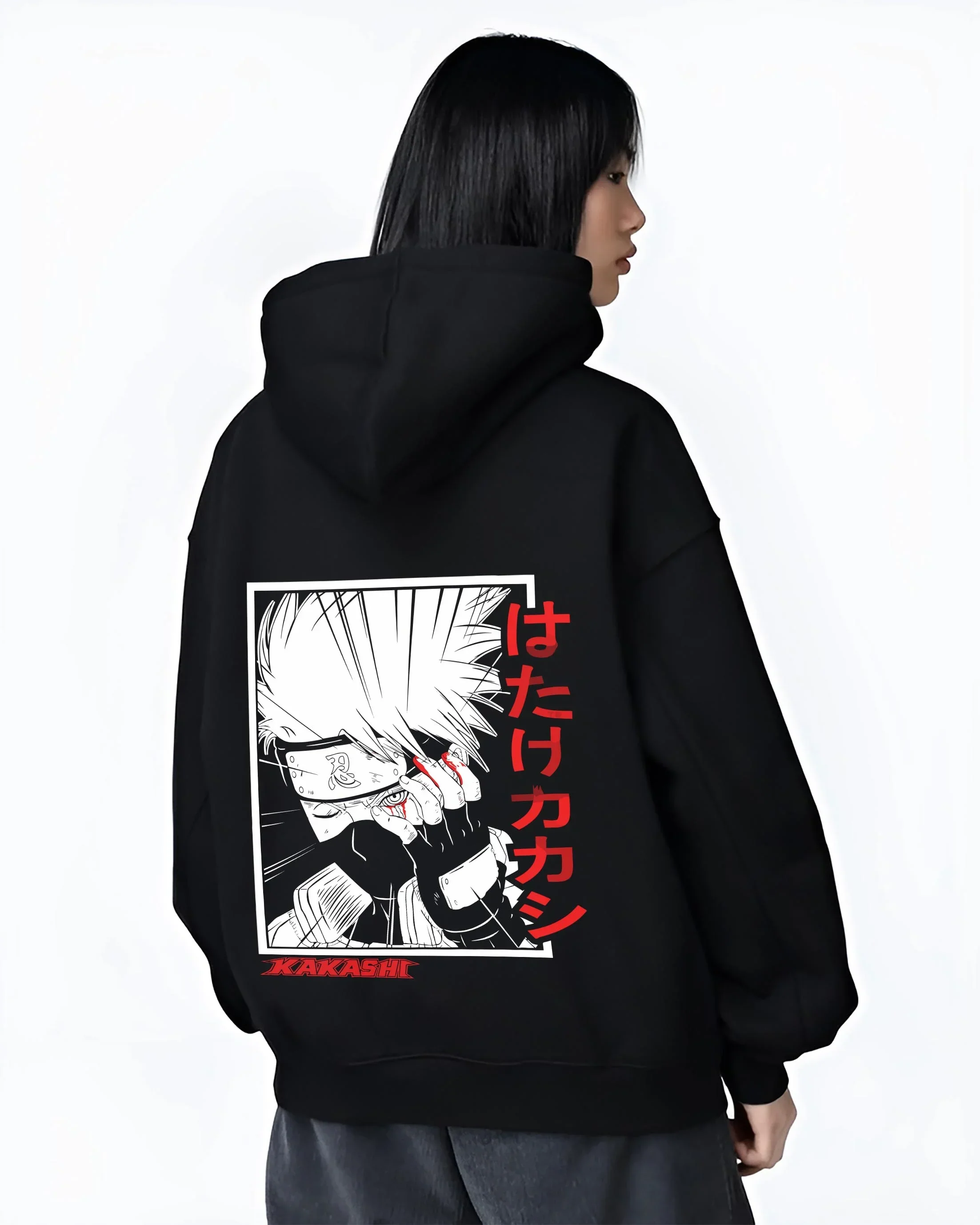 Kakashi Hatake Hoodie Naruto Copy Ninja Hidden Leaf - Image 3