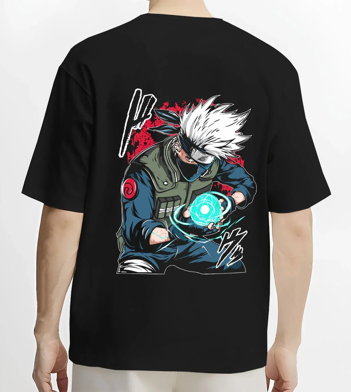 Kakashi Hatake Hoodie Naruto Rasengan Jonin Pose - Image 4