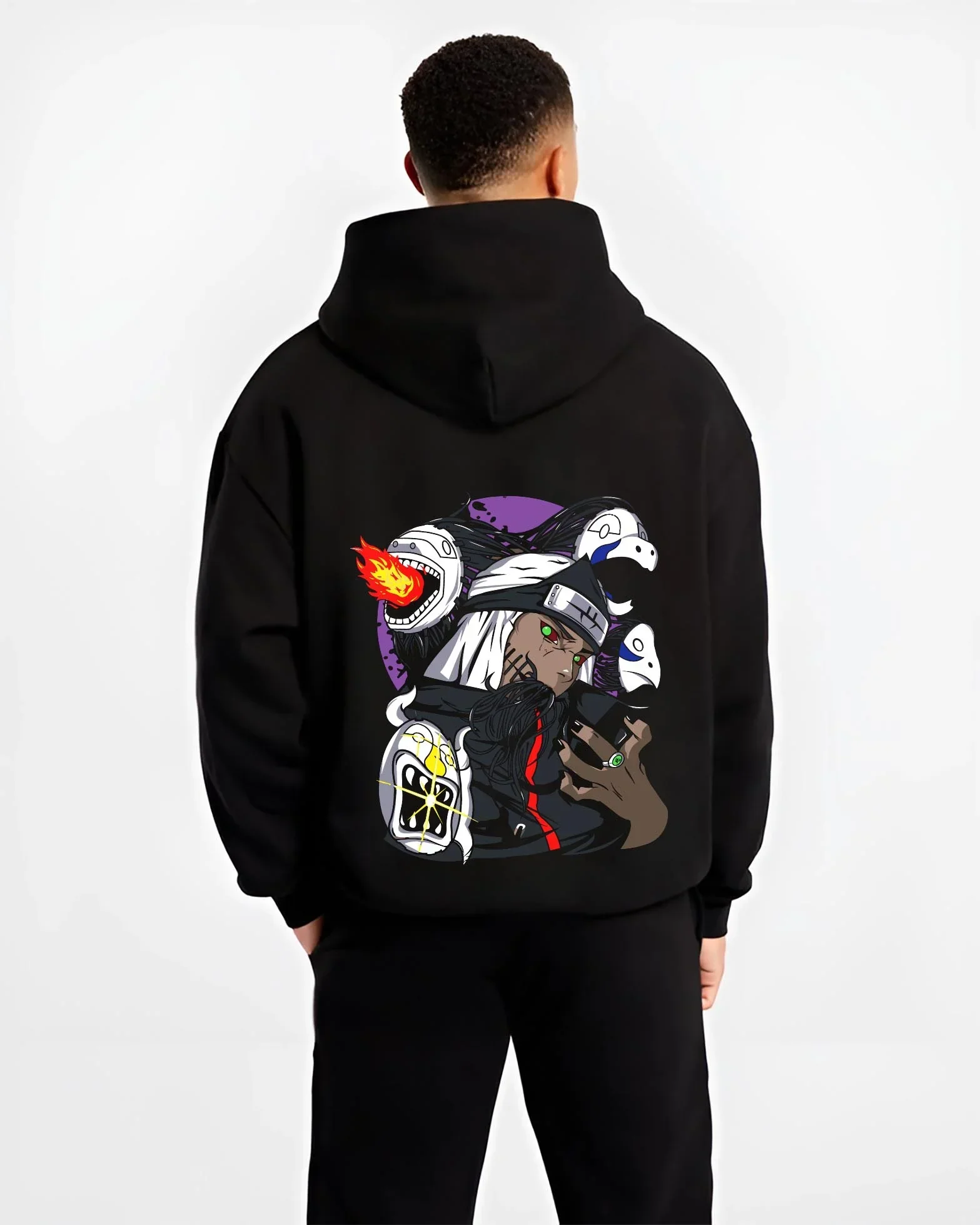 Kakuzu Hoodie Naruto Akatsuki Immortal Shinobi - Image 2