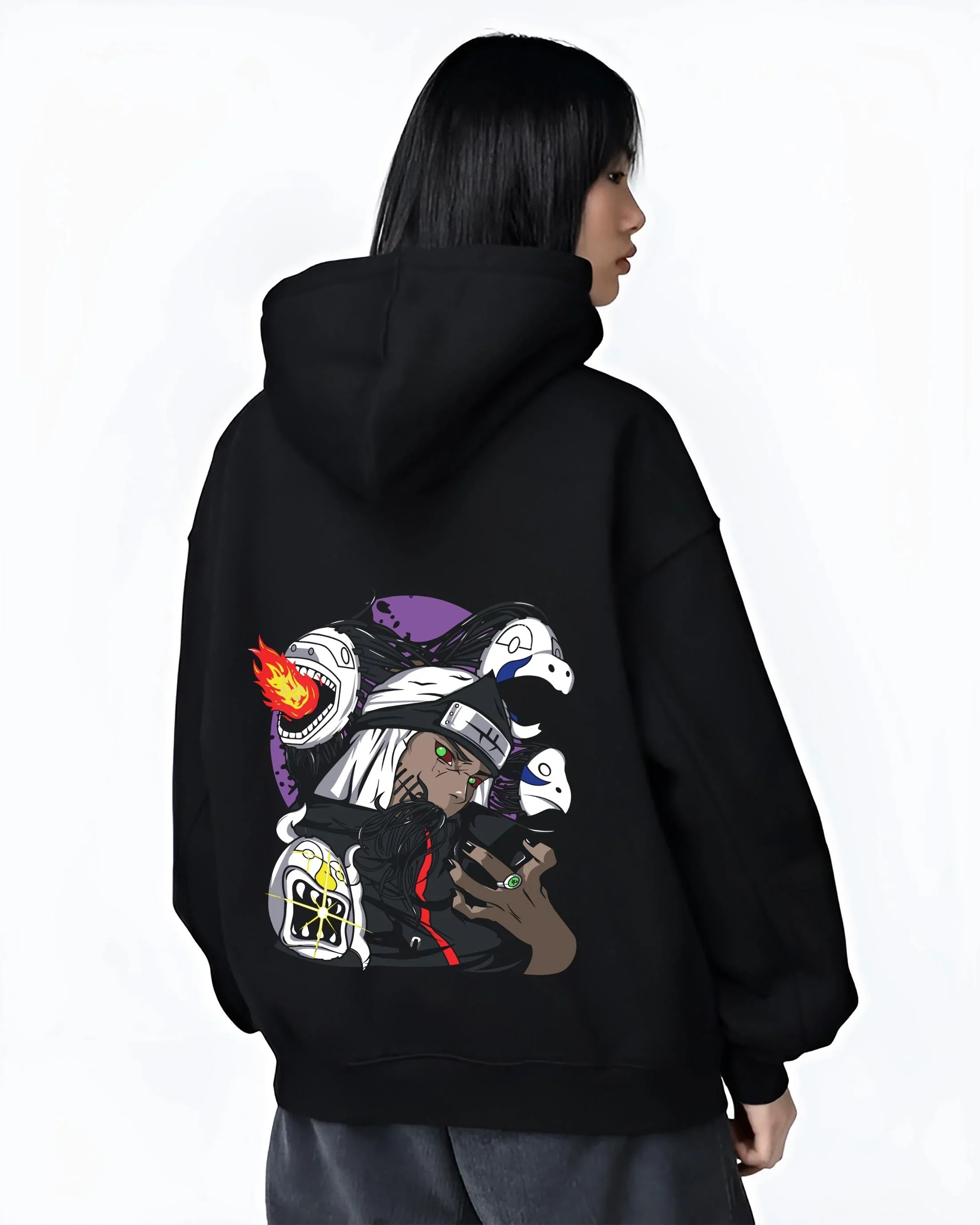 Kakuzu Hoodie Naruto Akatsuki Immortal Shinobi - Image 3