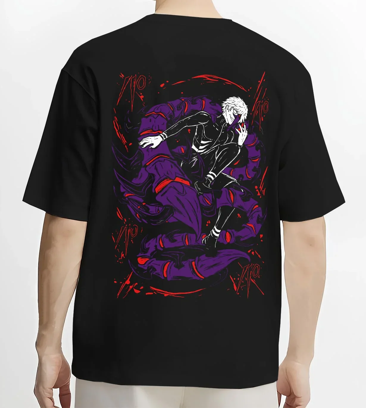 Kaneki Ken Hoodie Tokyo Ghoul Masked Half Ghoul - Image 4