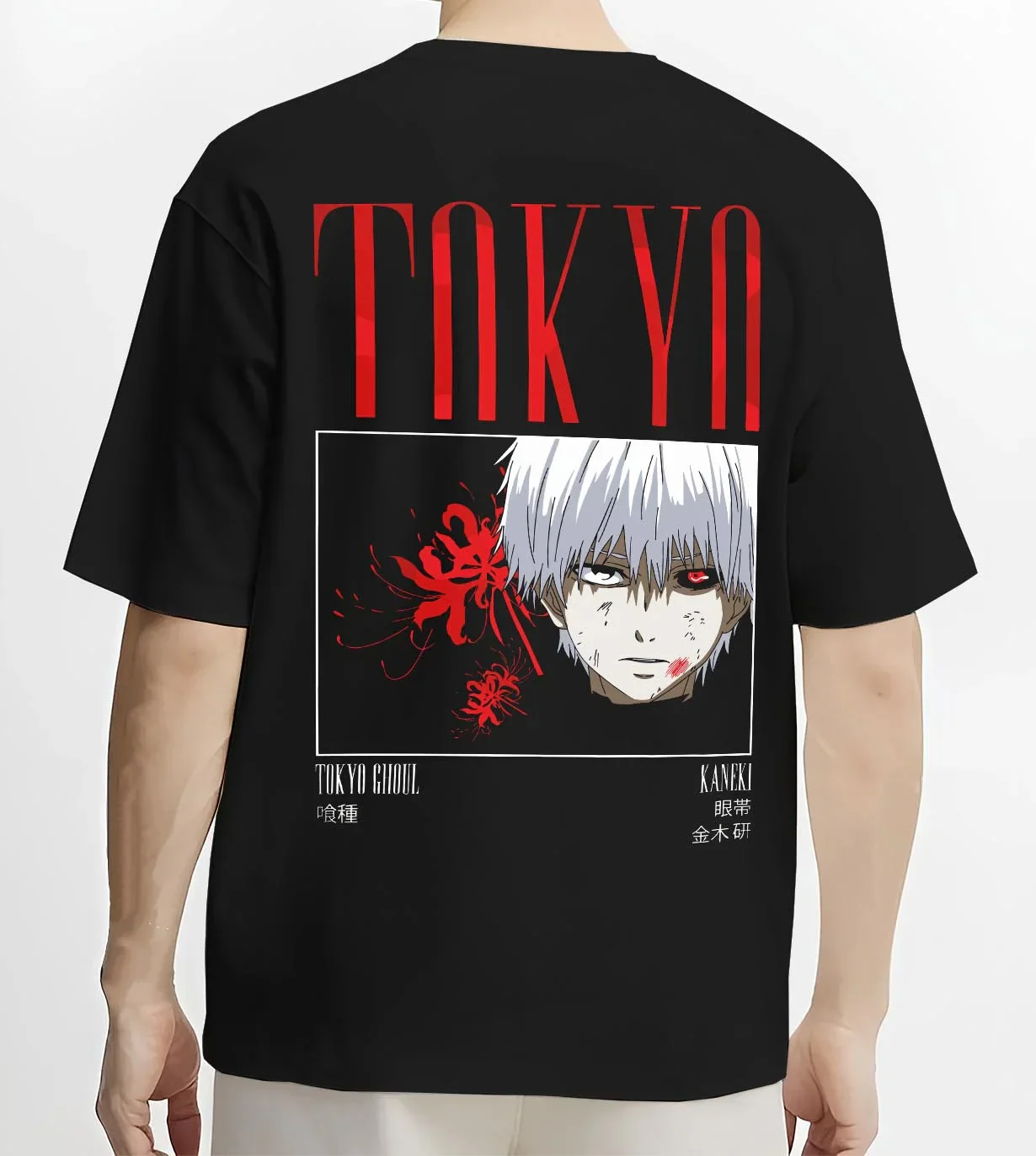 Ken Kaneki Hoodie Tokyo Ghoul One Eyed Mask - Image 4