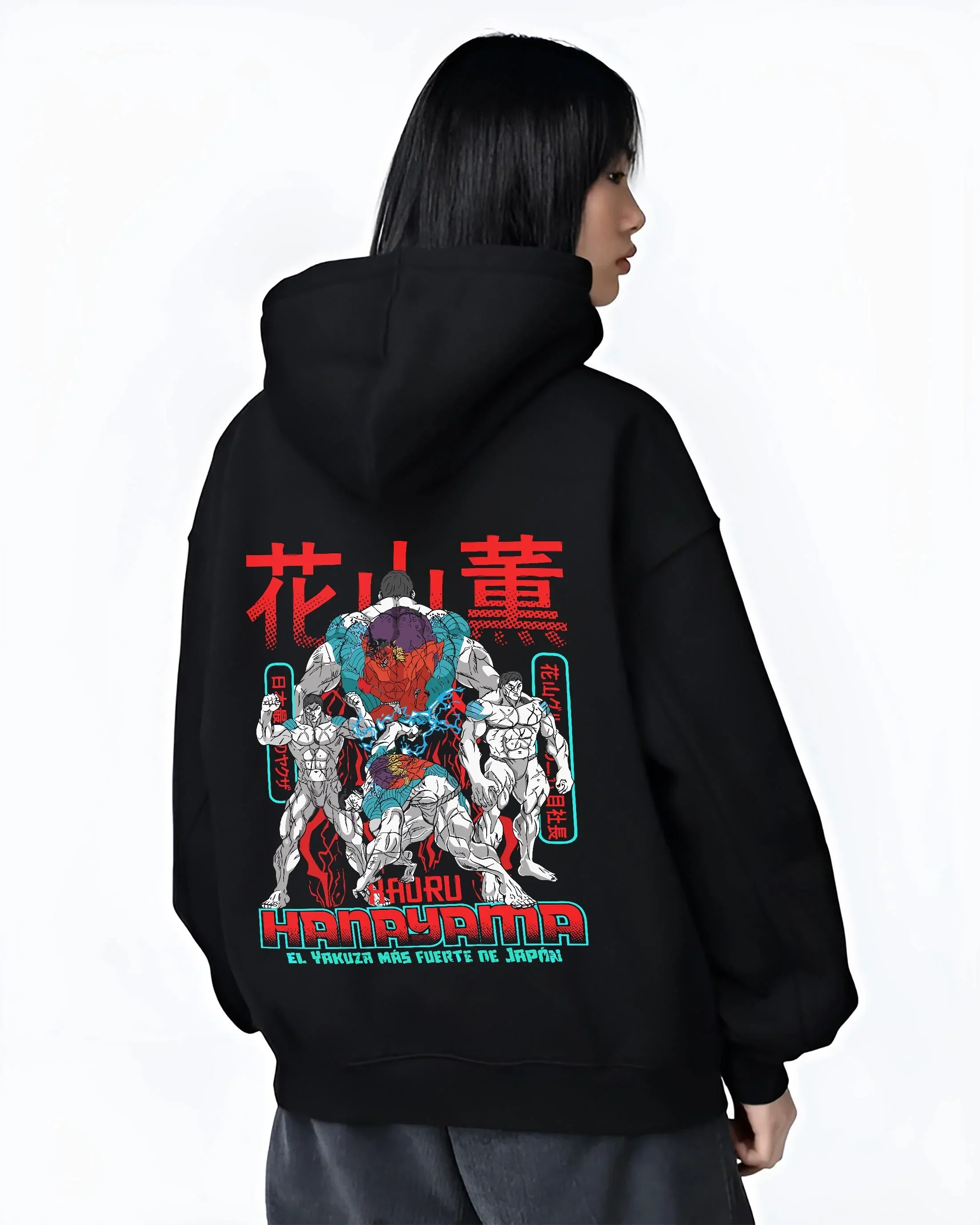 Kengan Ashura Hoodie Kaoru Hanayama Power Jumper - Image 3