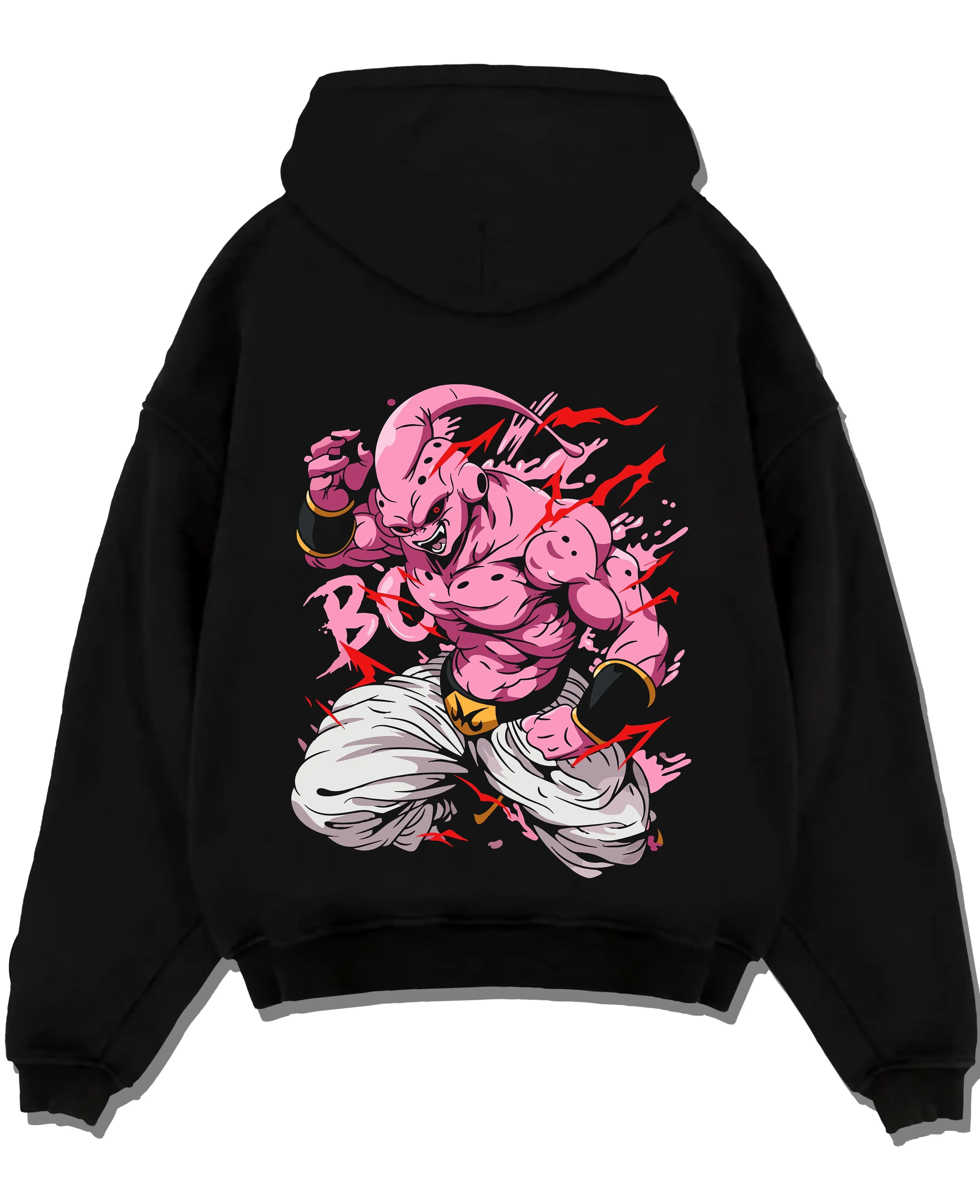 Kid Buu Dragon Ball Z Hoodie Chaos Power Form Aura