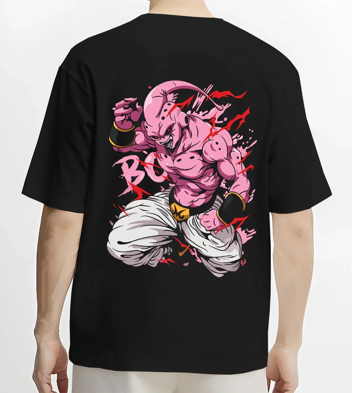 Kid Buu Dragon Ball Z Hoodie Chaos Power Form Aura - Image 4