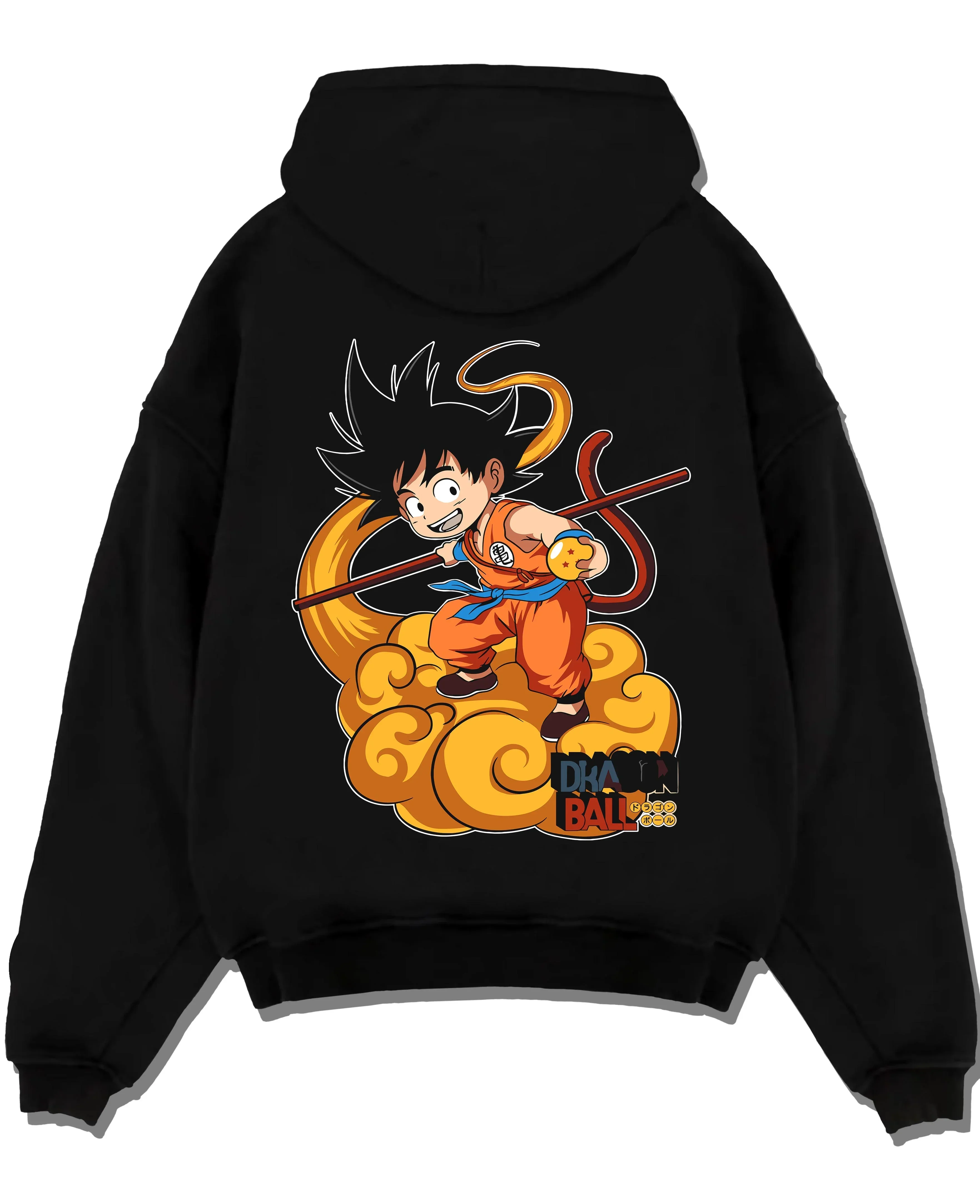 Kid Goku Dragon Ball Z Hoodie Nimbus Flying Cloud Pose