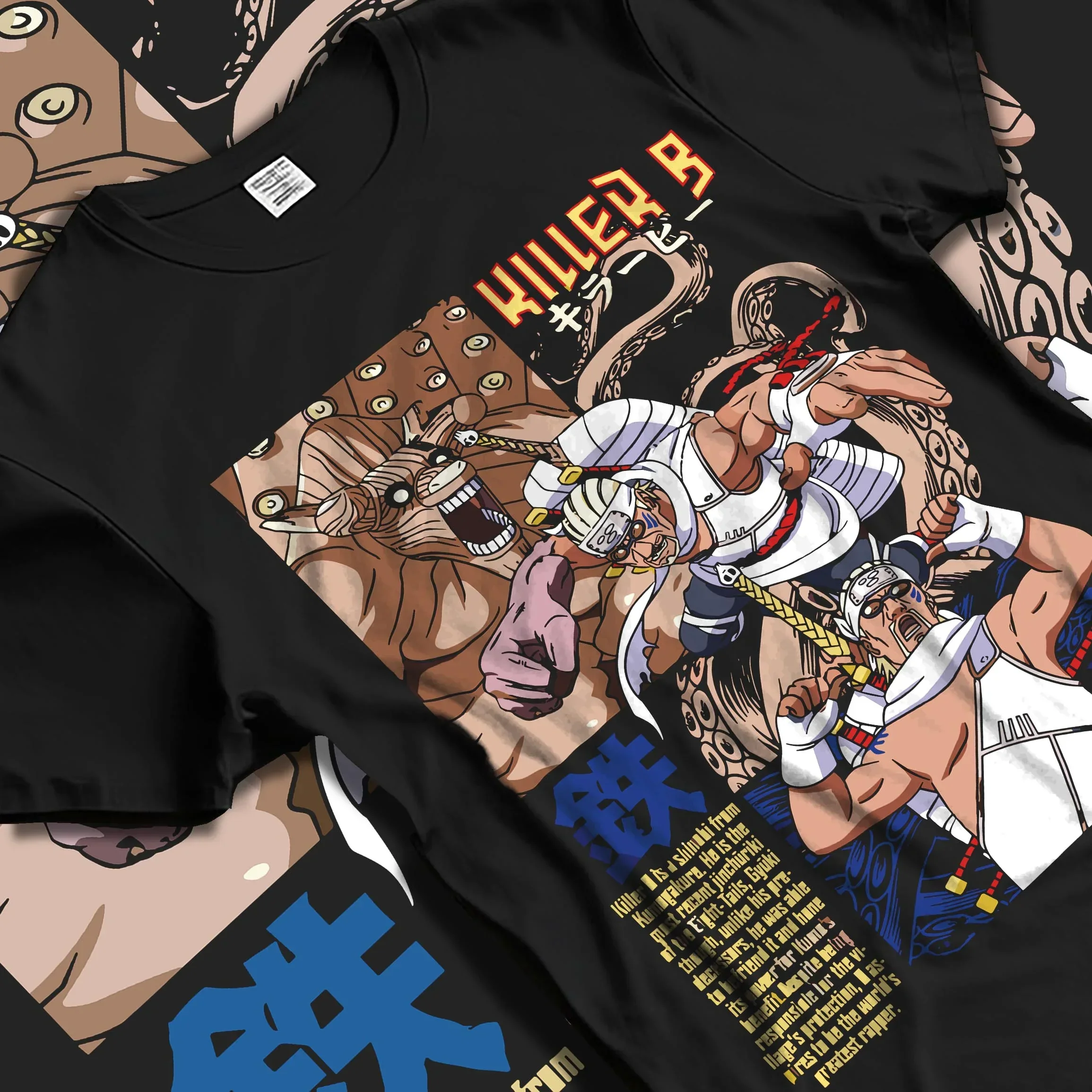 Killer Bee Hoodie Naruto Eight Tails Jinchuriki Rap Ninja - Image 5