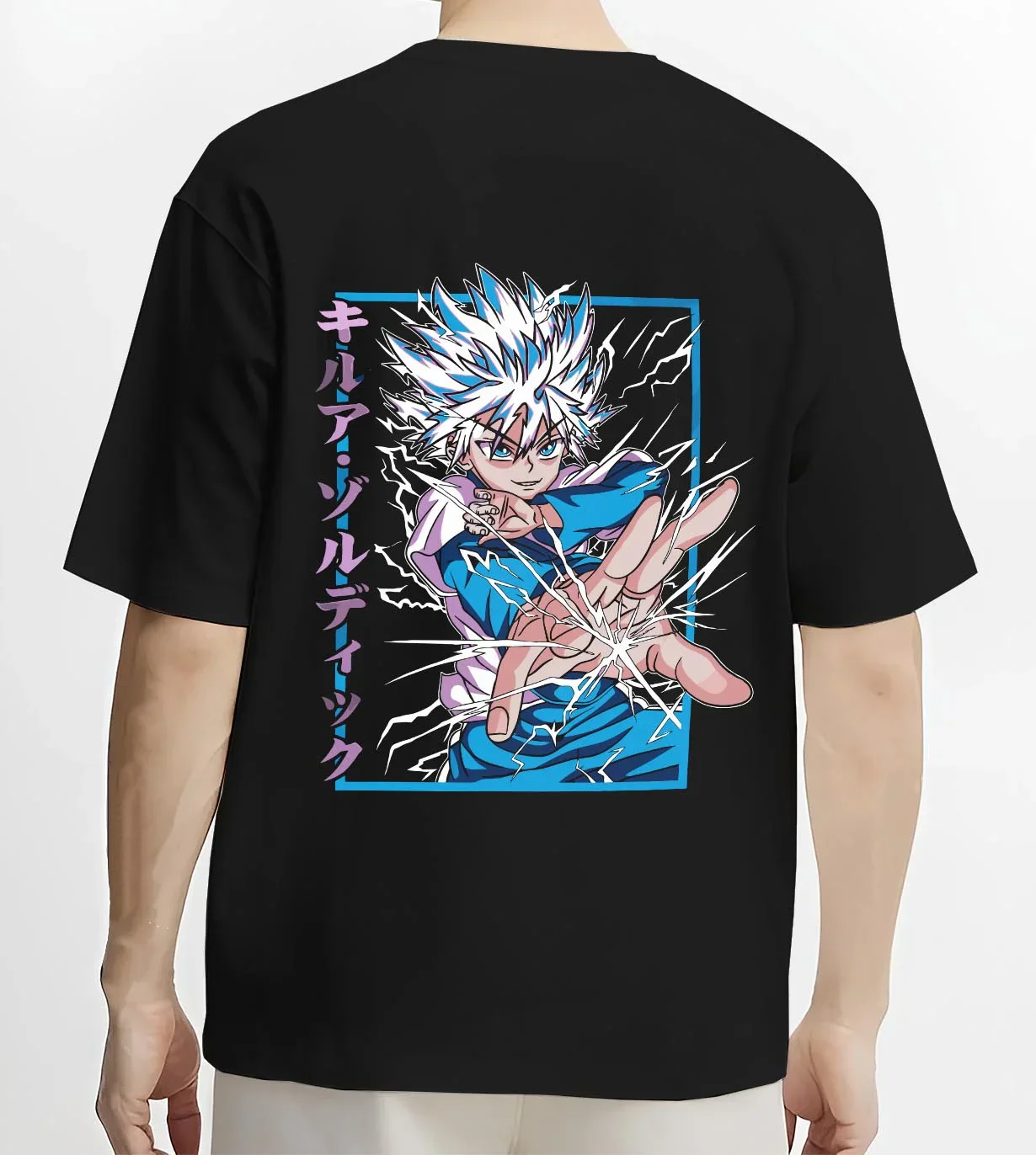 Killua Zoldyck Hoodie Hunter x Hunter Lightning Charge - Image 4