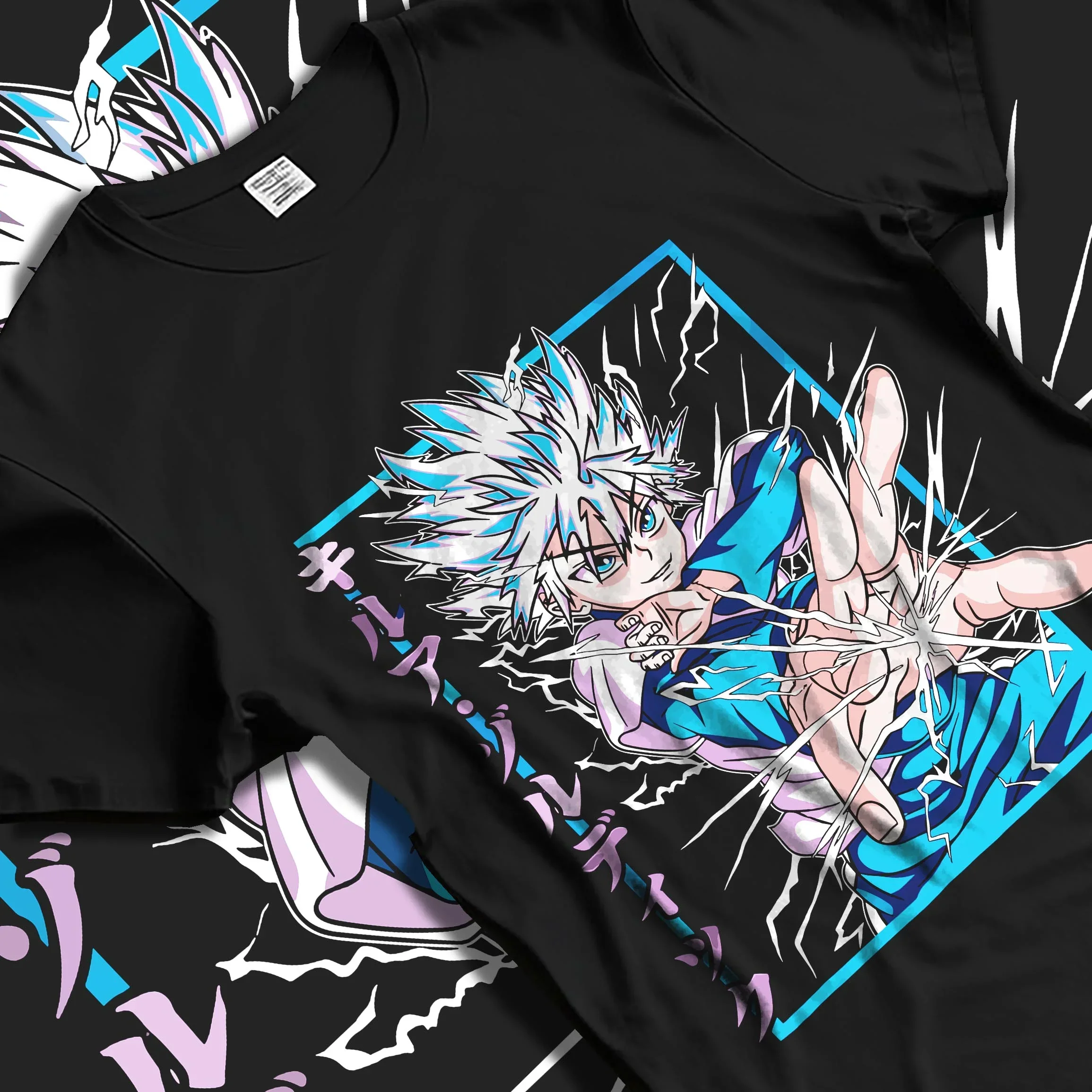 Killua Zoldyck Hoodie Hunter x Hunter Lightning Charge - Image 5
