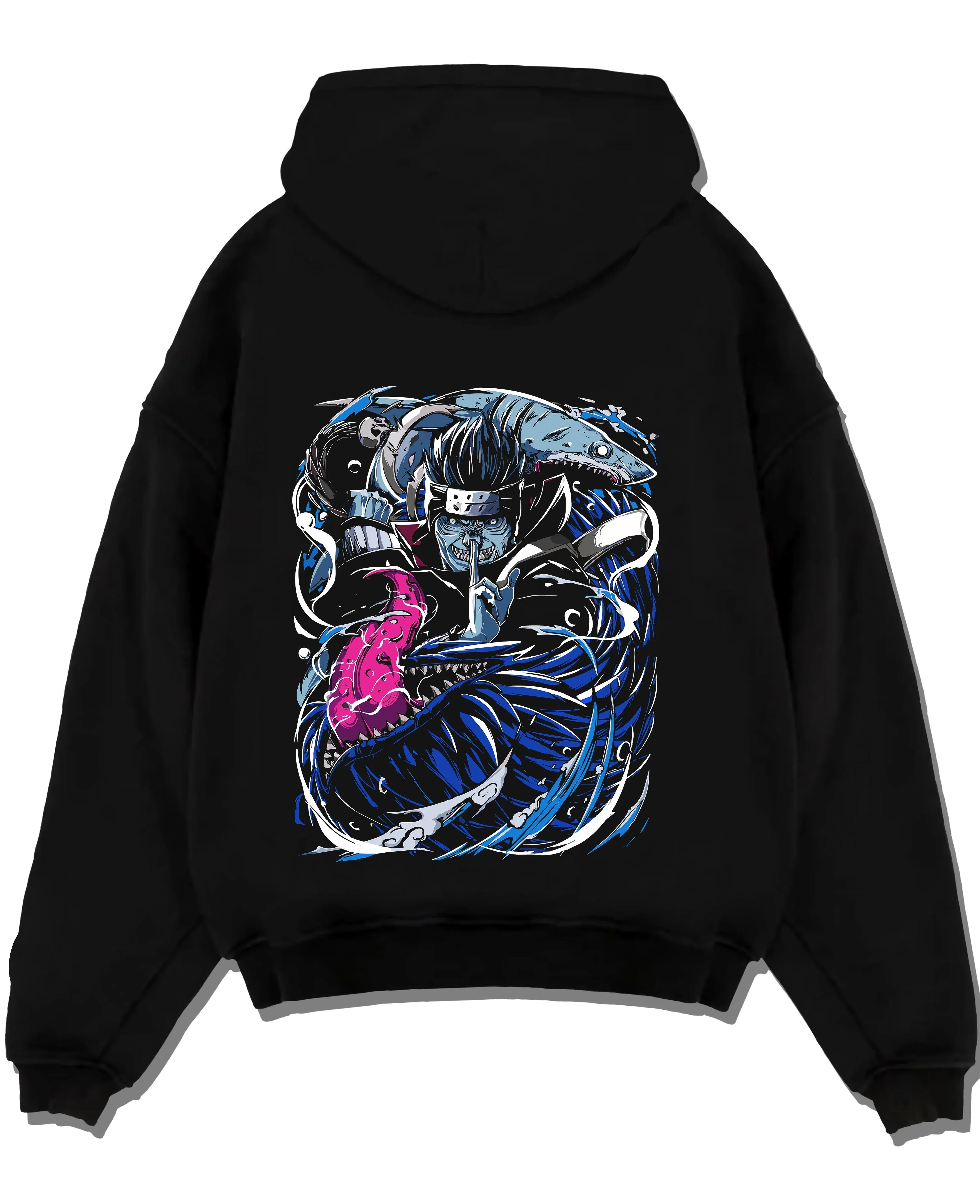 Kisame Hoodie Naruto Akatsuki Shark Samehada Blade