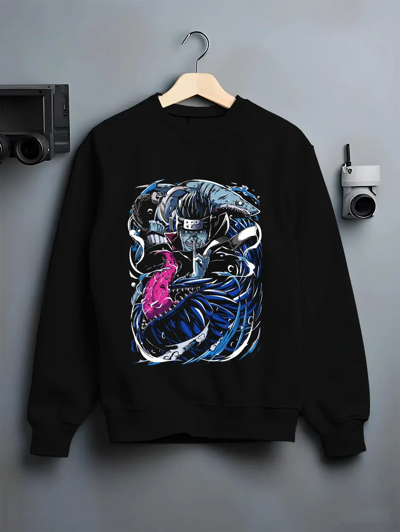 Kisame Hoodie Naruto Akatsuki Shark Samehada Blade - Image 6