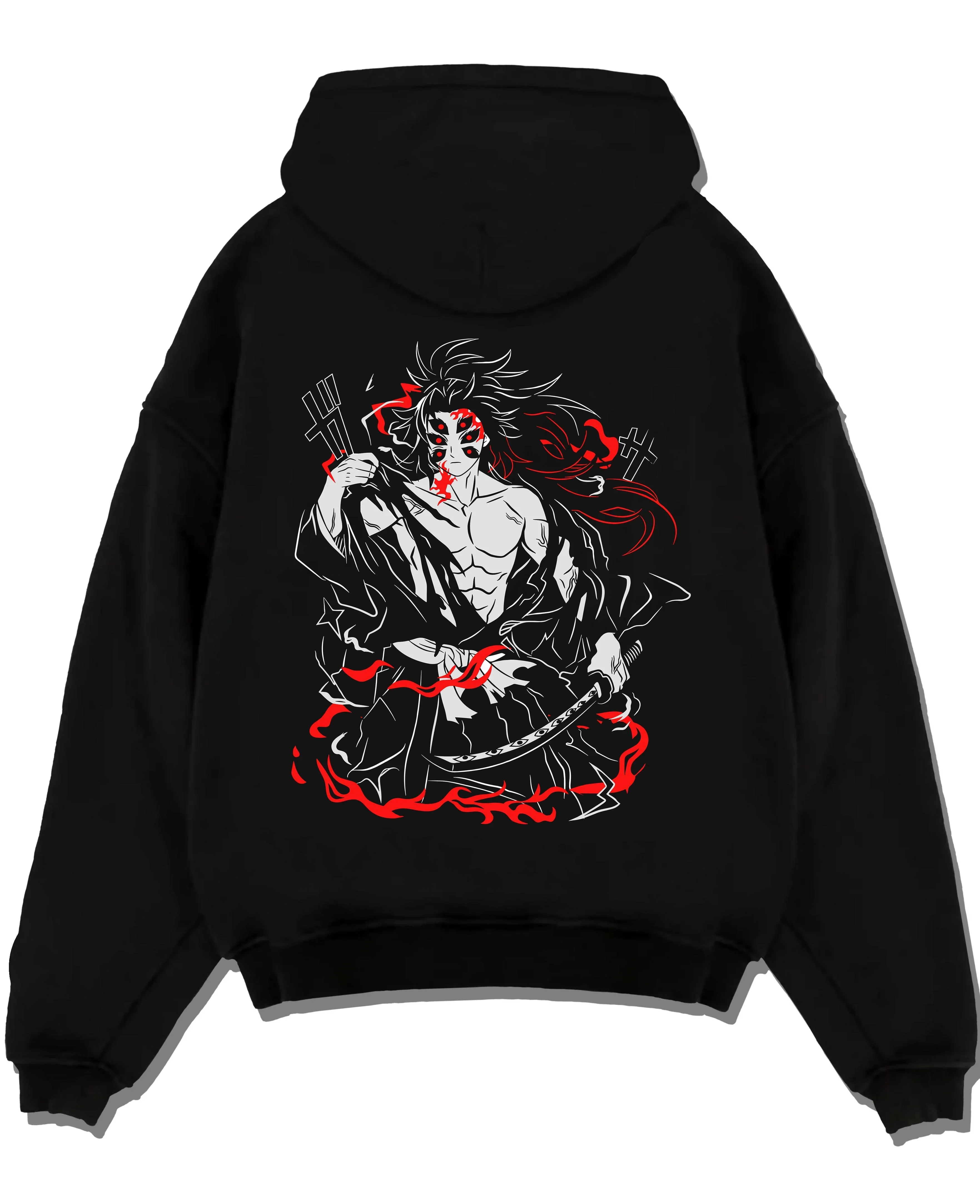 Kokushibo Kimetsu no Yaiba Hoodie Battle Mode