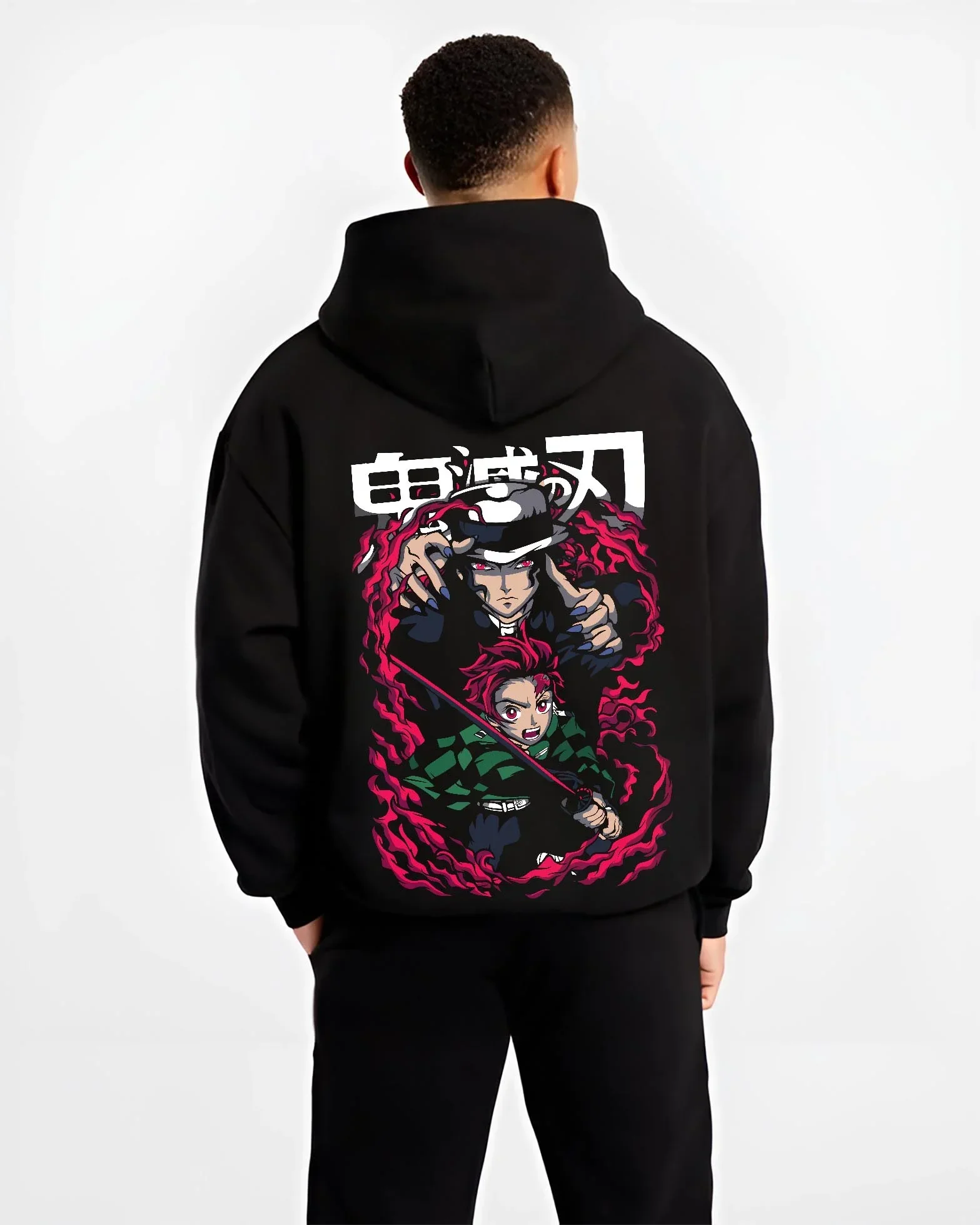 Kokushibo Kimetsu no Yaiba Hoodie Blade Duel - Image 2