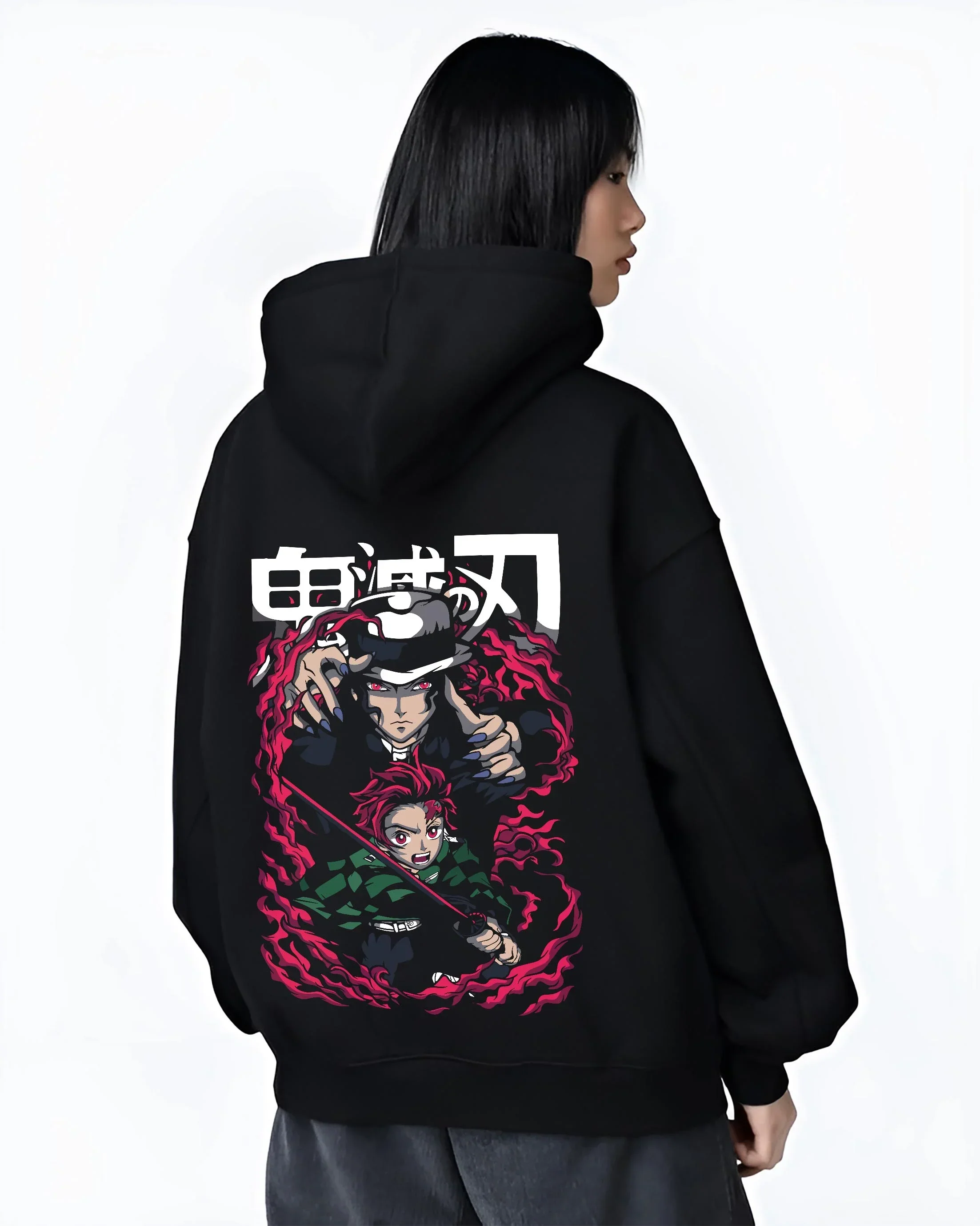 Kokushibo Kimetsu no Yaiba Hoodie Blade Duel - Image 3