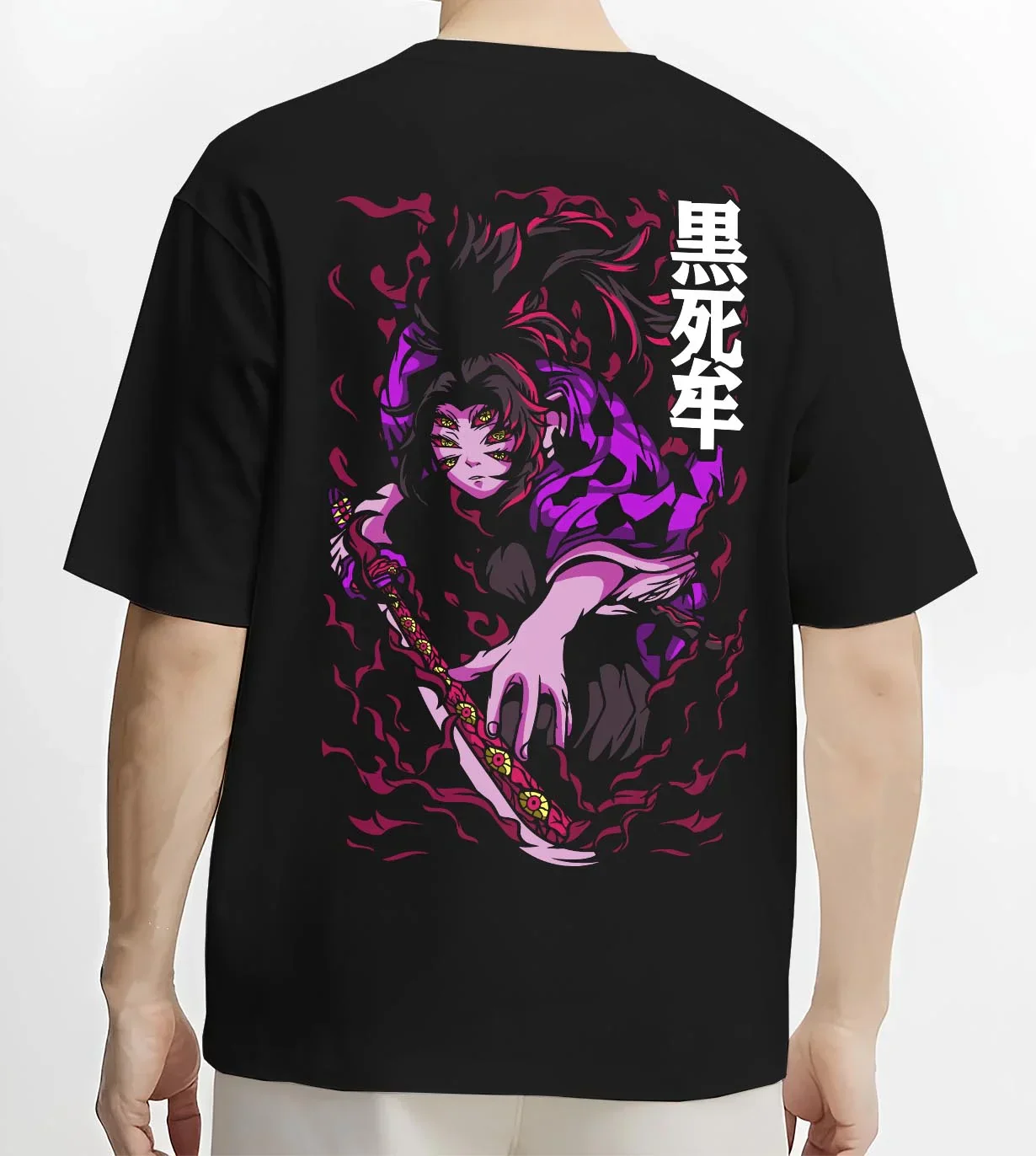 Kokushibo Demon Slayer Hoodie Blood Demon - Image 4