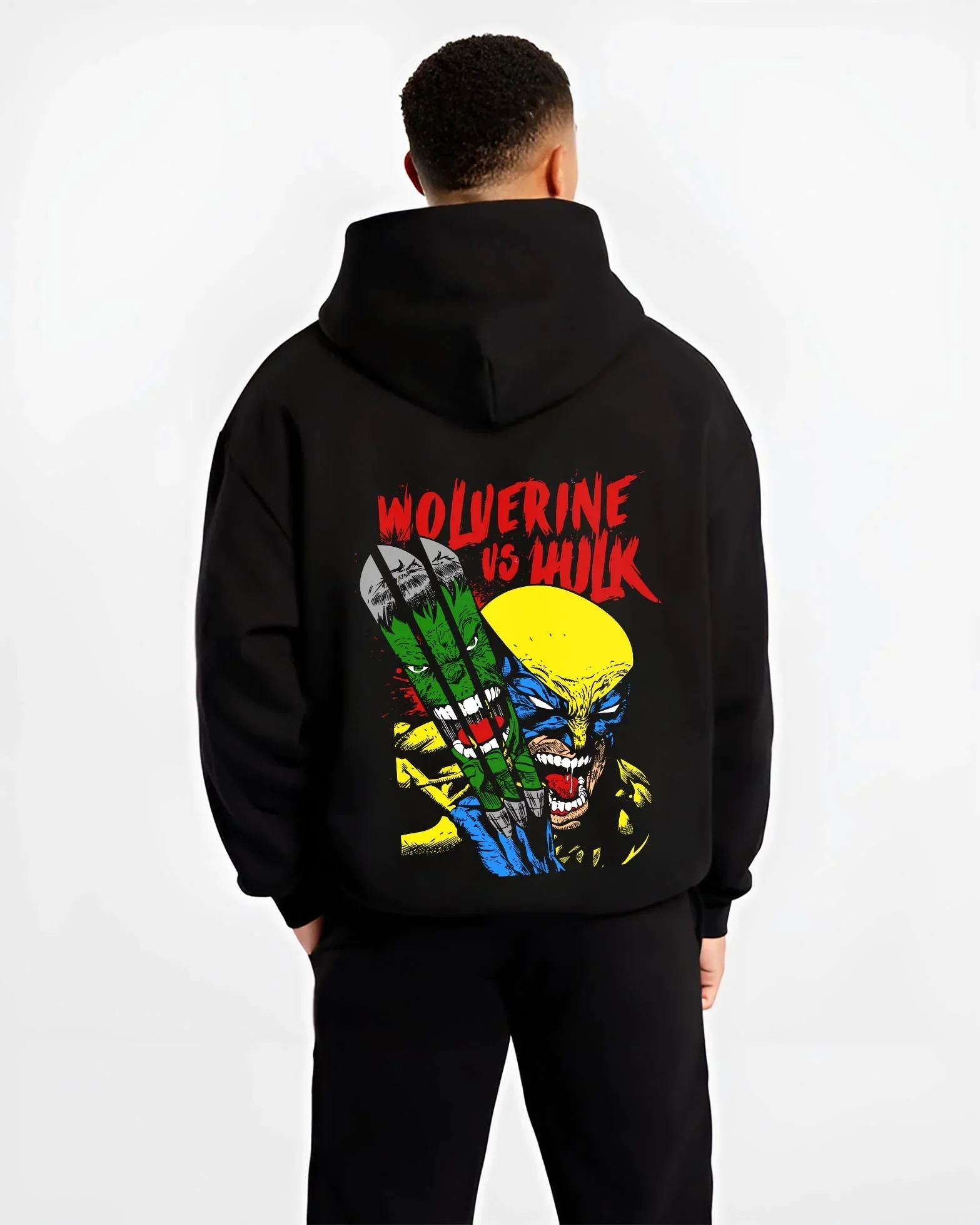 Kokushibo Kimetsu no Yaiba Hoodie Crescent Upper Moon Blade - Image 2