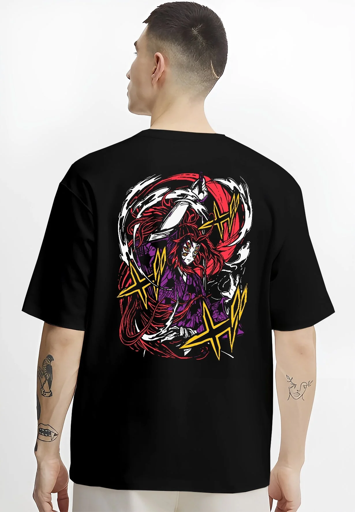 Kokushibo Hoodie Moon Breathing Demon Slayer - Image 4