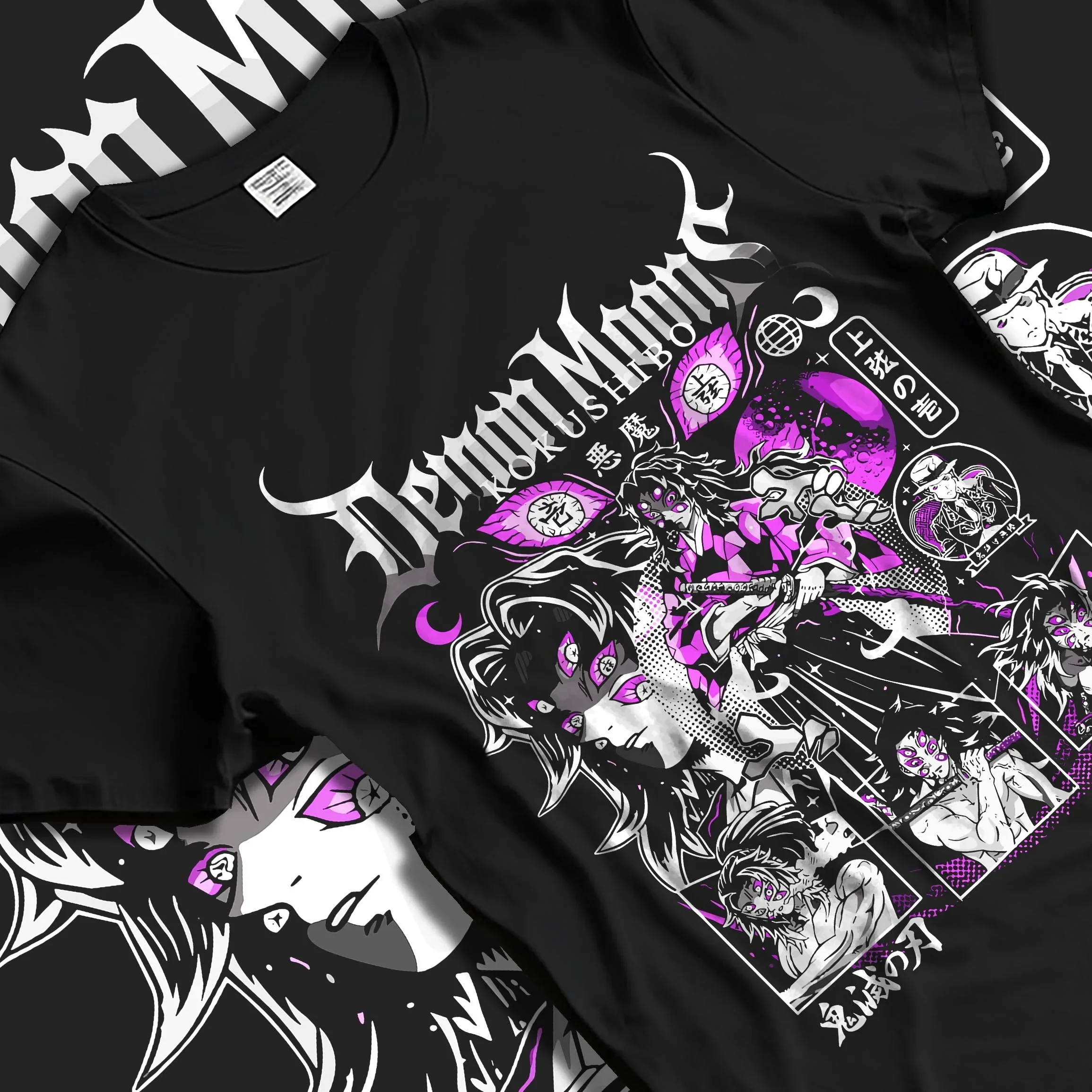 Kokushibo Hoodie Demon Slayer Upper Moon One - Image 5